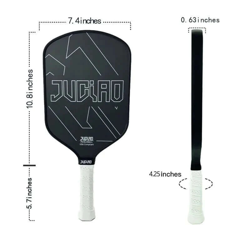 Carbon Surface Pickleball Paddle with High Grit & Spin control - DocDink.com