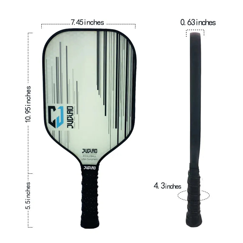 New Design Transparent Surface Pickleball Paddle with Sweetspot Power Core - DocDink.com