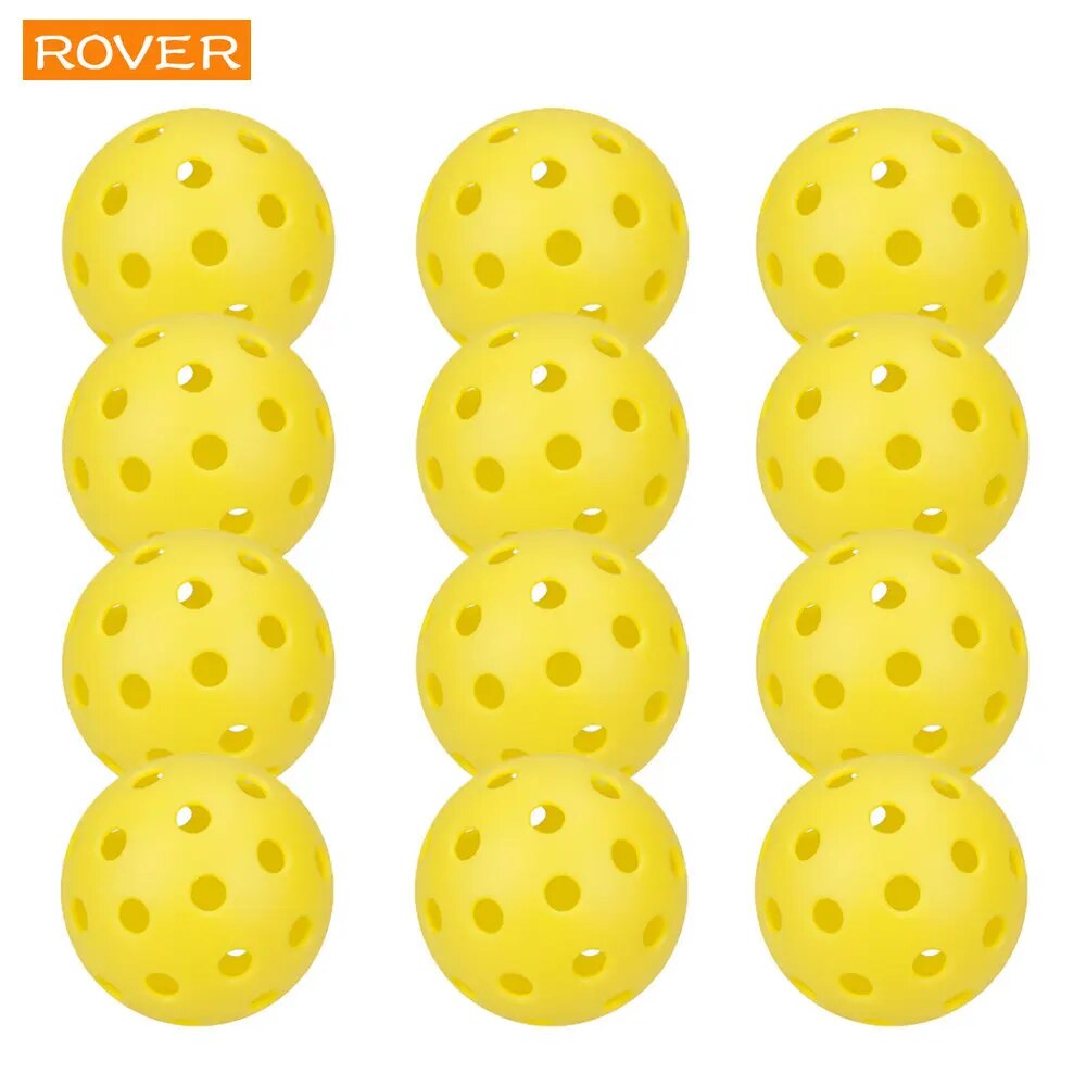 6 or 12-piece set of Pickleballs | Outdoor Pickleball Balls - DocDink.com