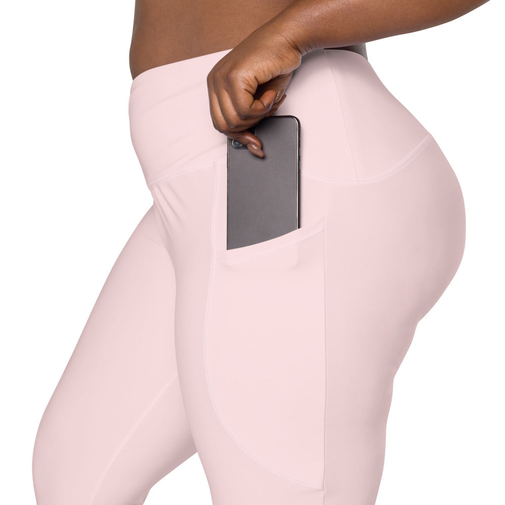 Pickleball Leggings with pockets - "Living the Pink Life" - #pinkpocket - DocDink.com