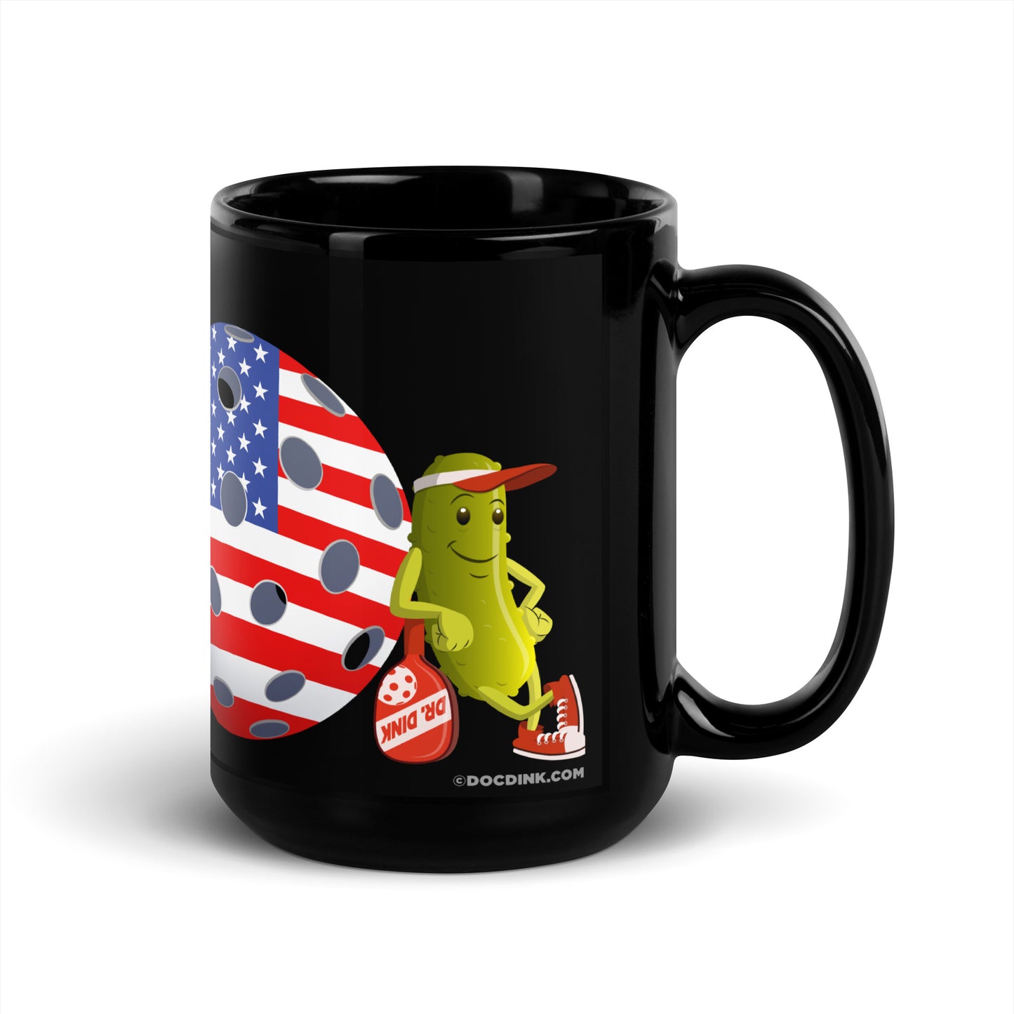 Pickleball Mug - "Resting USA Pickleball" - DocDink.com