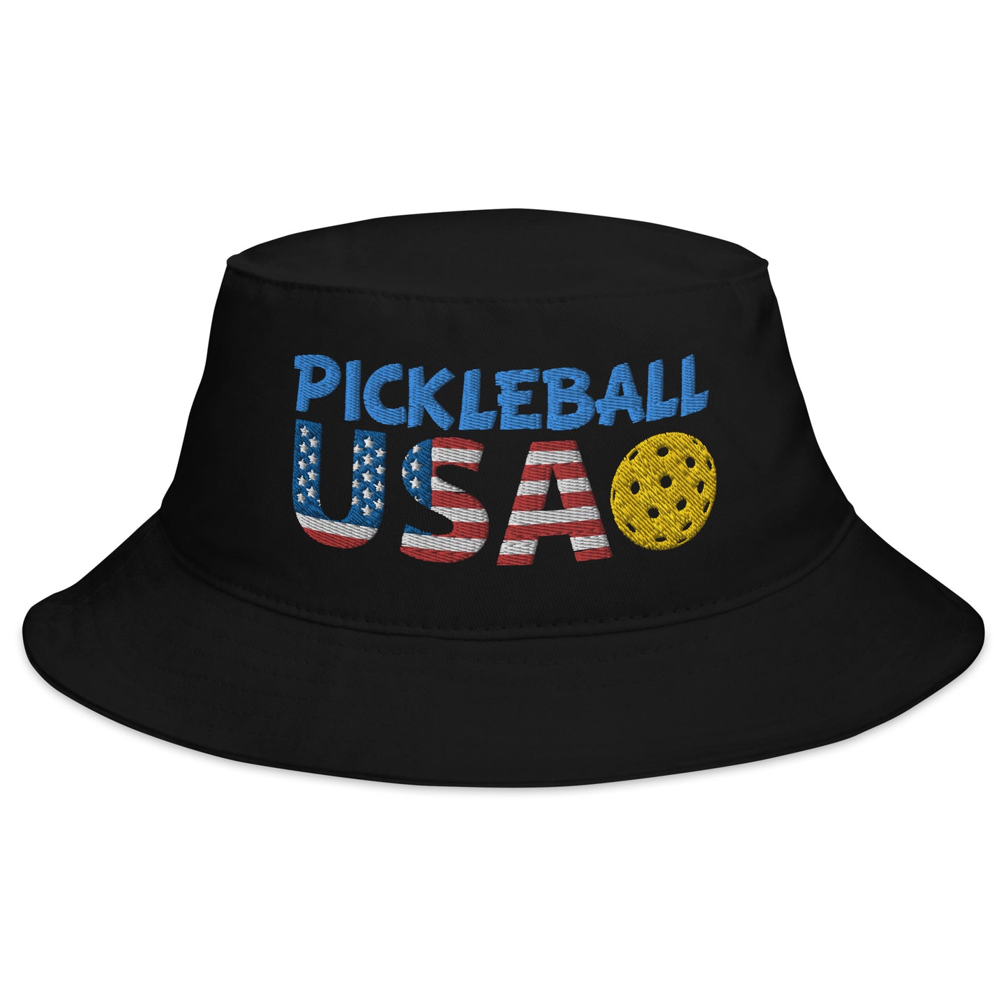 Bucket Hat - "Pickleball USA" + ball - DocDink.com