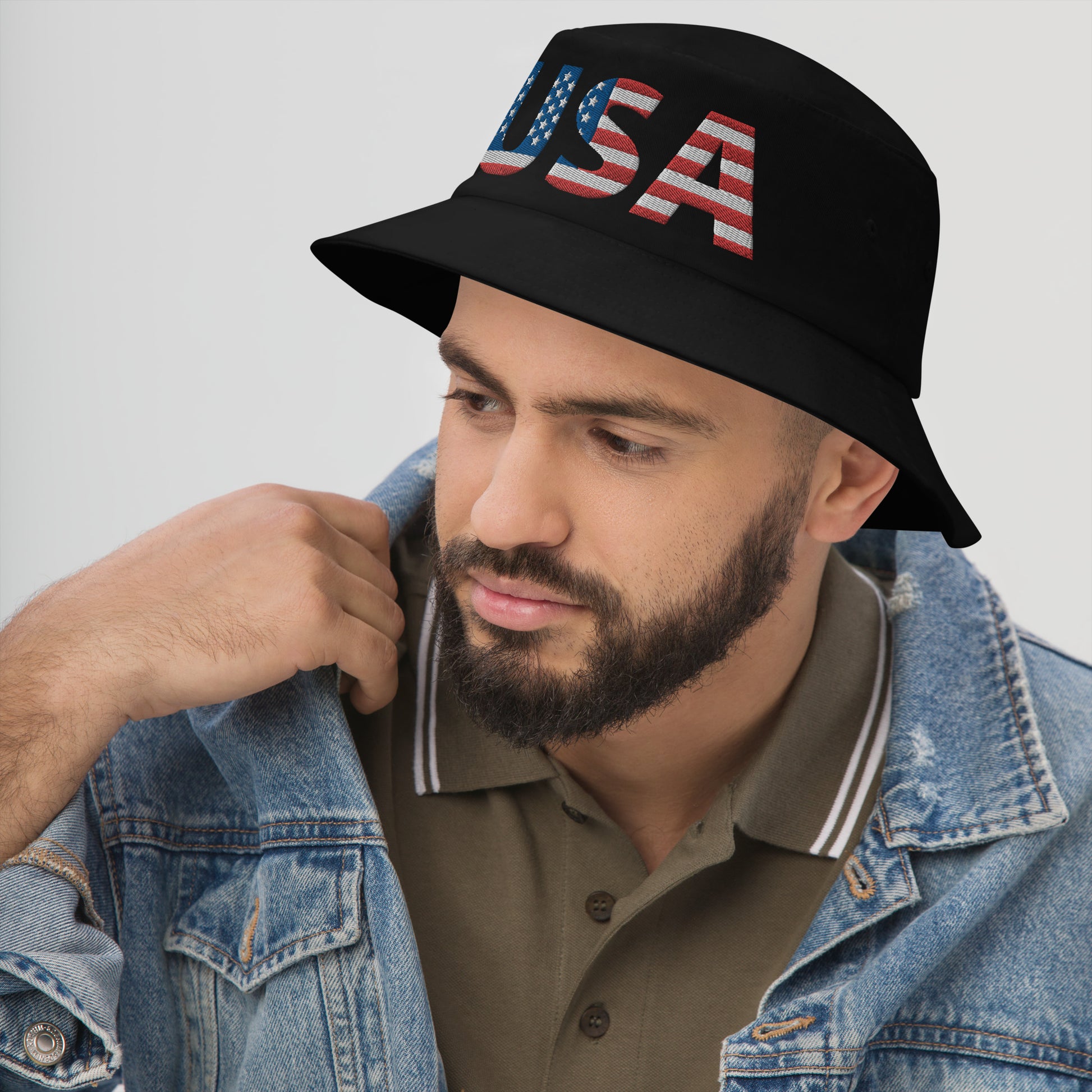 Bucket Hat - "USA" - DocDink.com