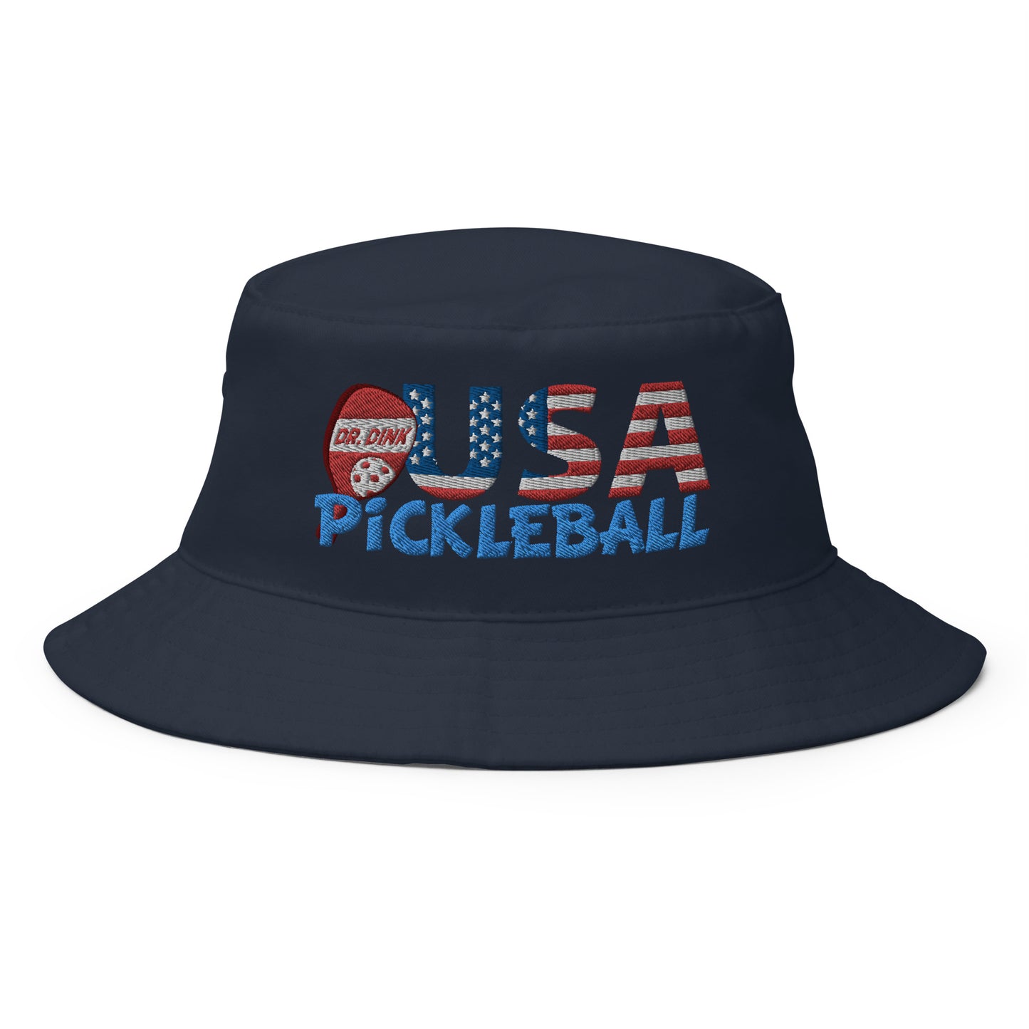 Bucket Hat - "Pickleball USA" w/paddle - DocDink.com