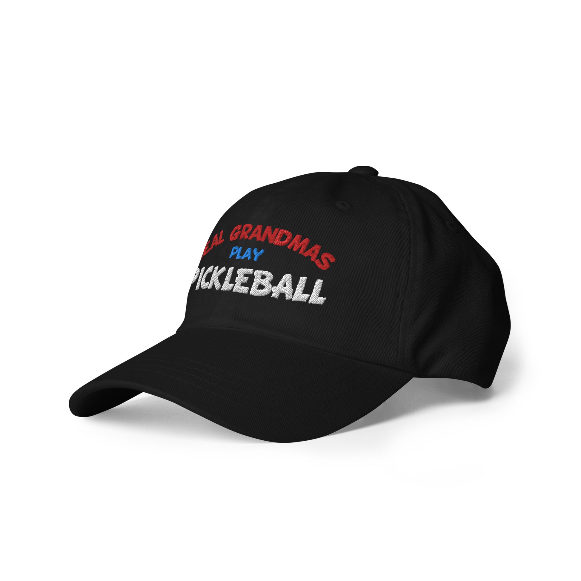 Dad Hat - "REAL Grandmas Play Pickleball" - DocDink.com