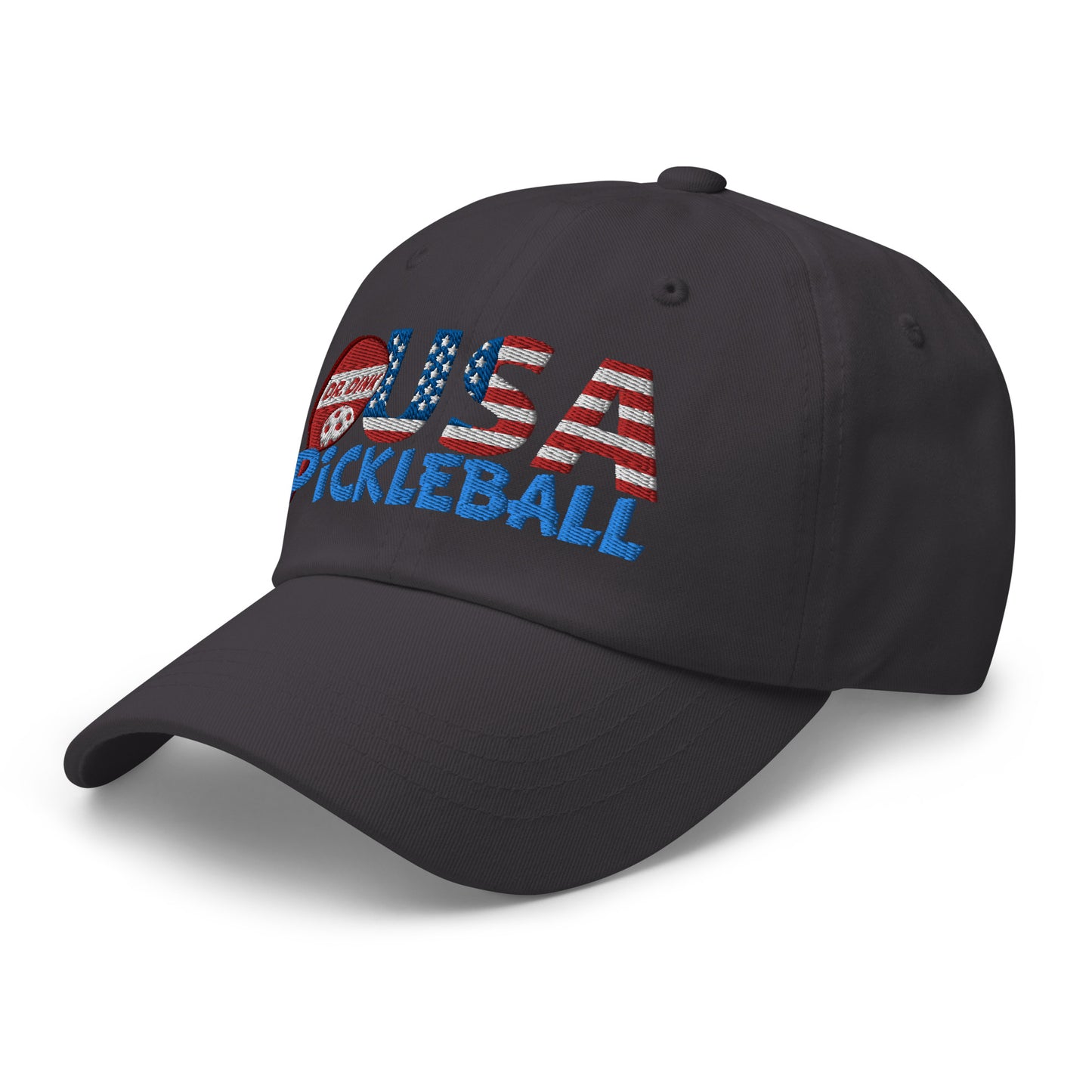 Dad Hat - "Pickleball USA" w/paddle - DocDink.com