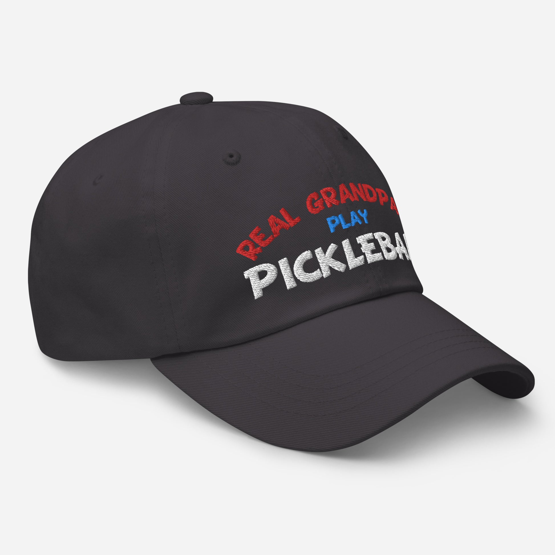 Dad Hat - "REAL Grandpas Play Pickleball" - DocDink.com