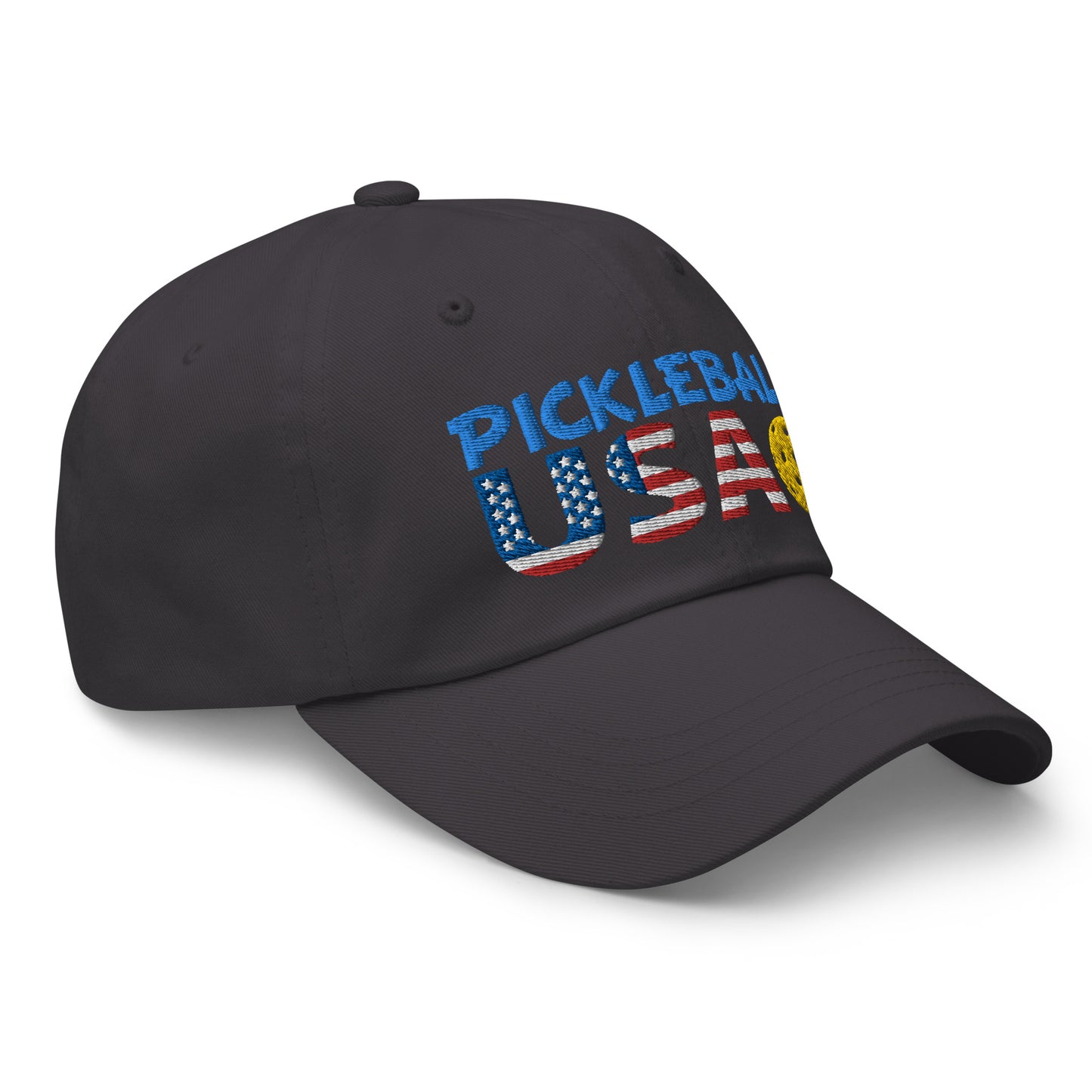 Dad Hat - "Pickleball USA" + ball - DocDink.com