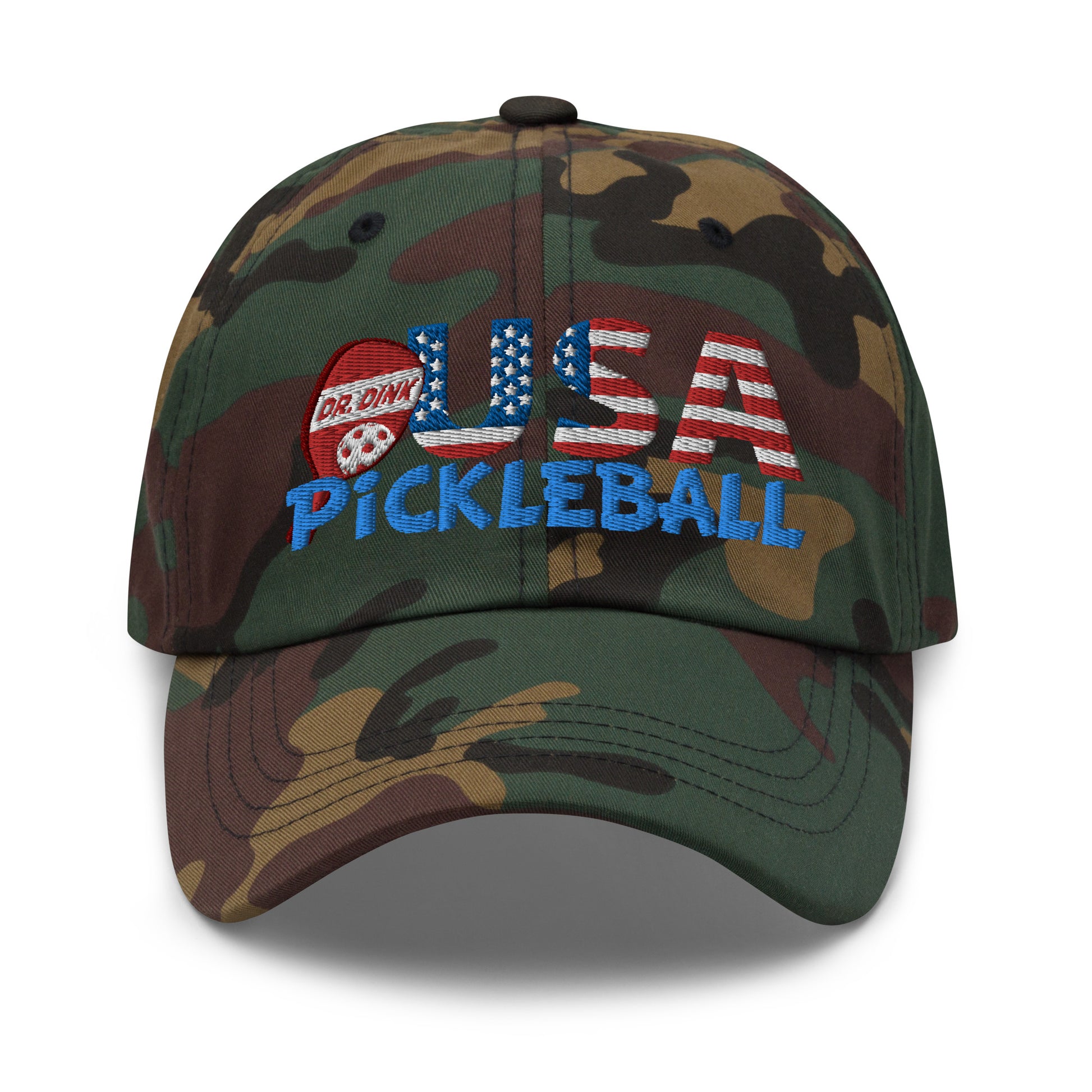 Dad Hat - "Pickleball USA" w/paddle - DocDink.com