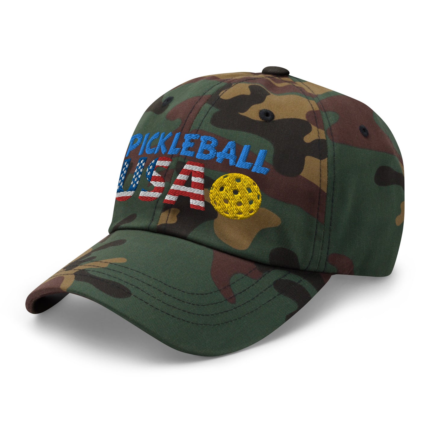 Dad Hat - "Pickleball USA" + ball - DocDink.com