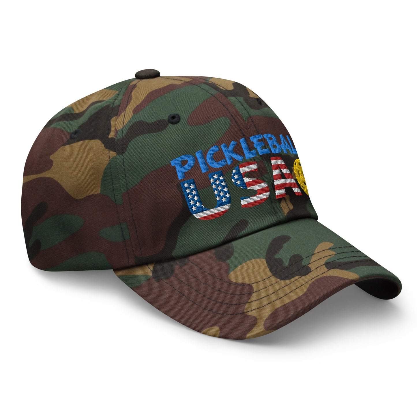 Dad Hat - "Pickleball USA" + ball - DocDink.com