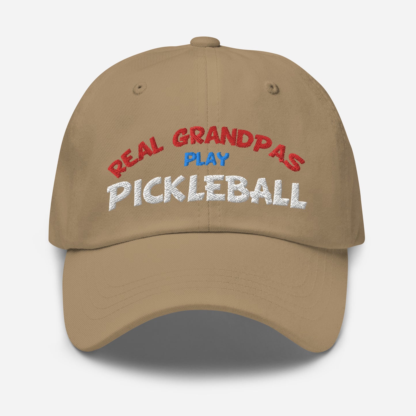 Dad Hat - "REAL Grandpas Play Pickleball" - DocDink.com