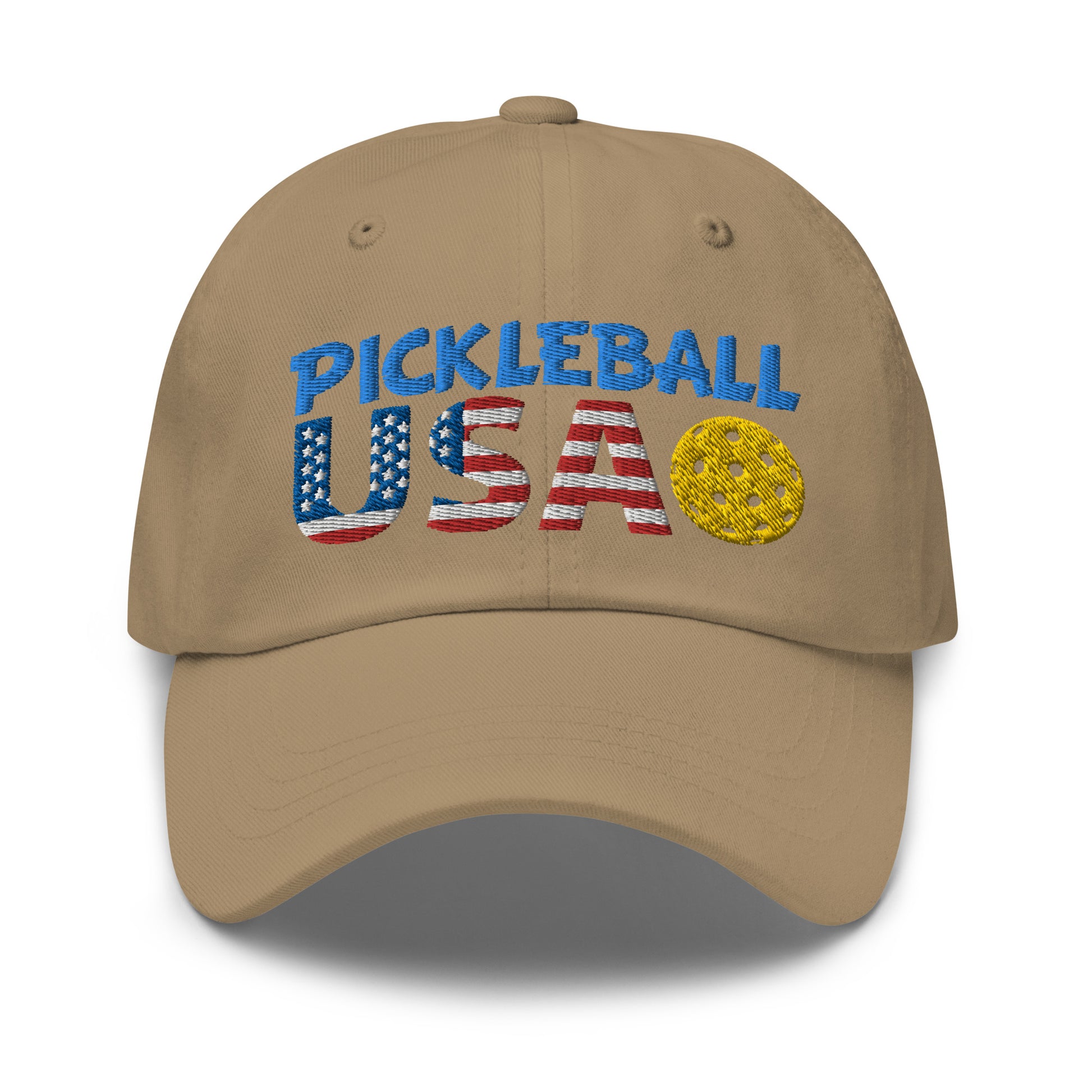 Dad Hat - "Pickleball USA" + ball - DocDink.com