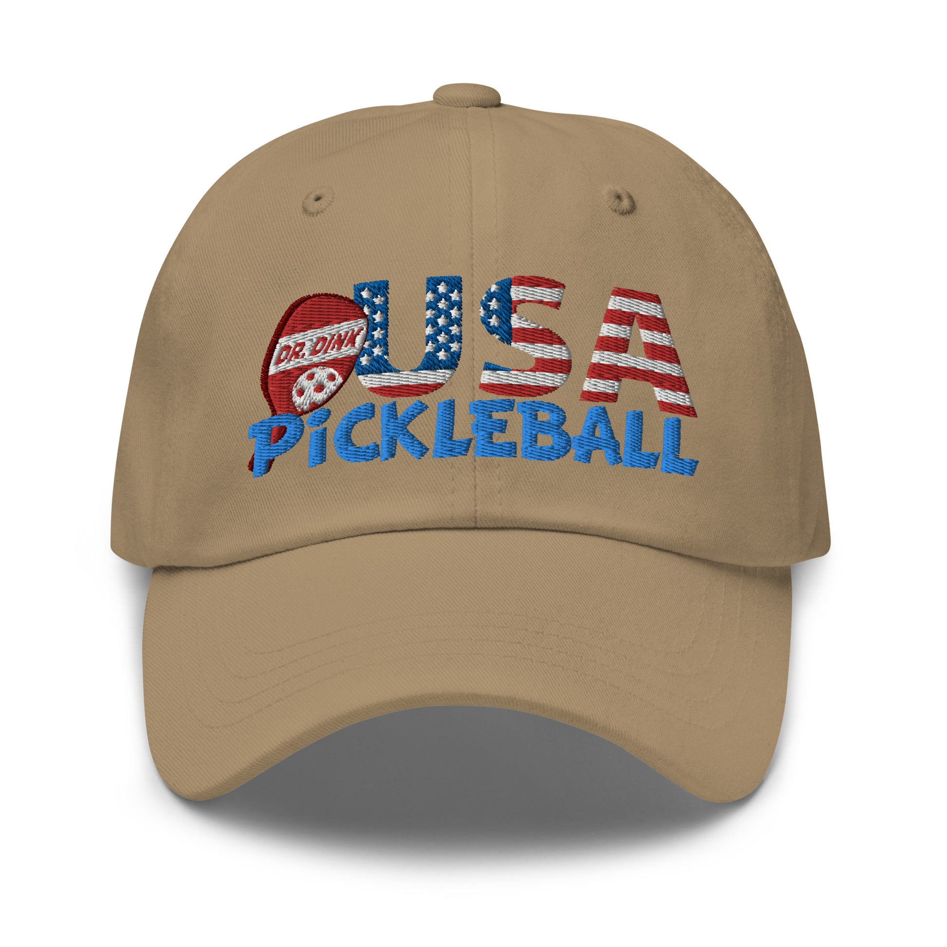 Dad Hat - "Pickleball USA" w/paddle - DocDink.com