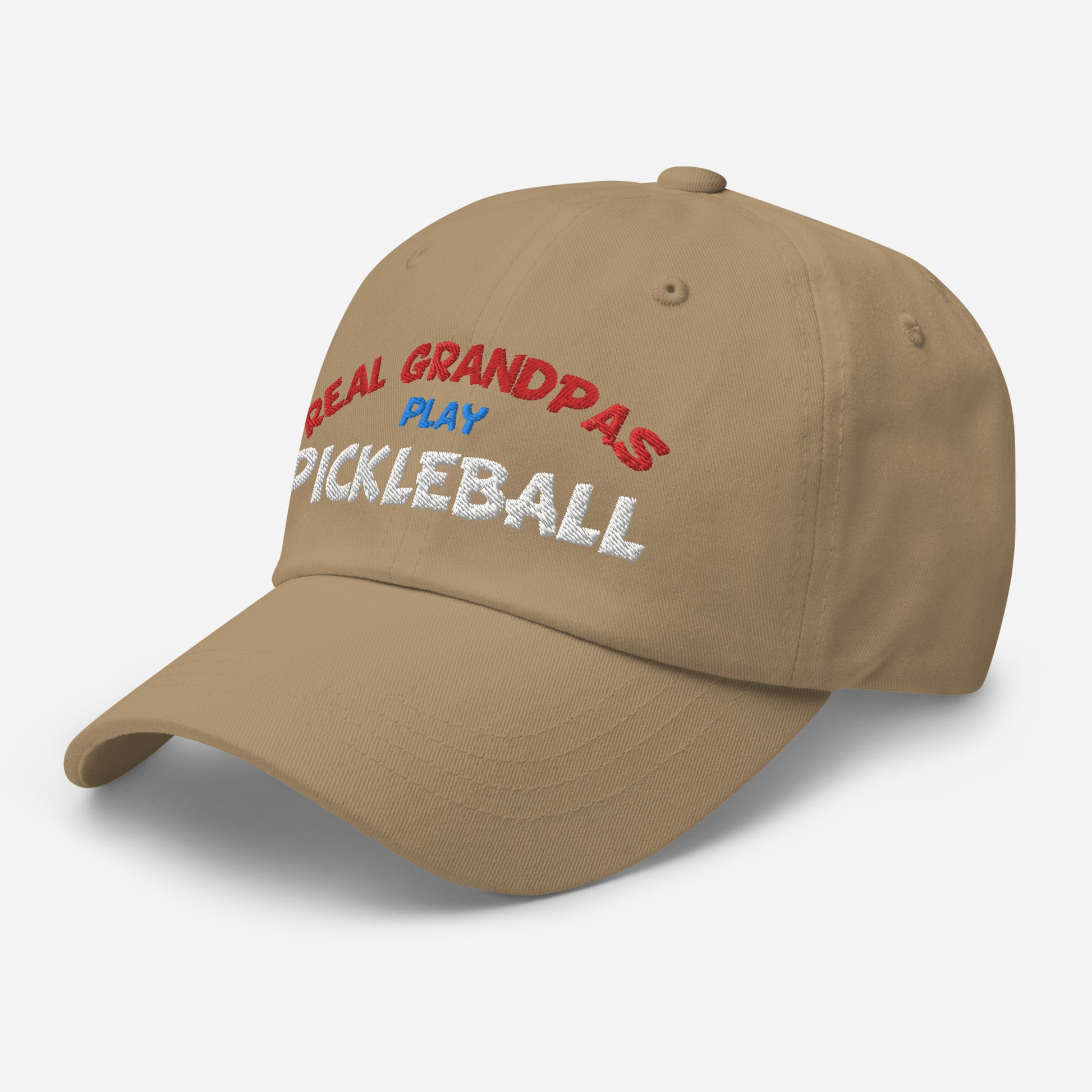 Dad Hat - "REAL Grandpas Play Pickleball" - DocDink.com