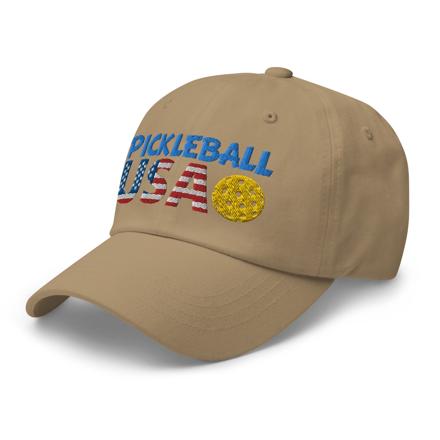 Dad Hat - "Pickleball USA" + ball - DocDink.com