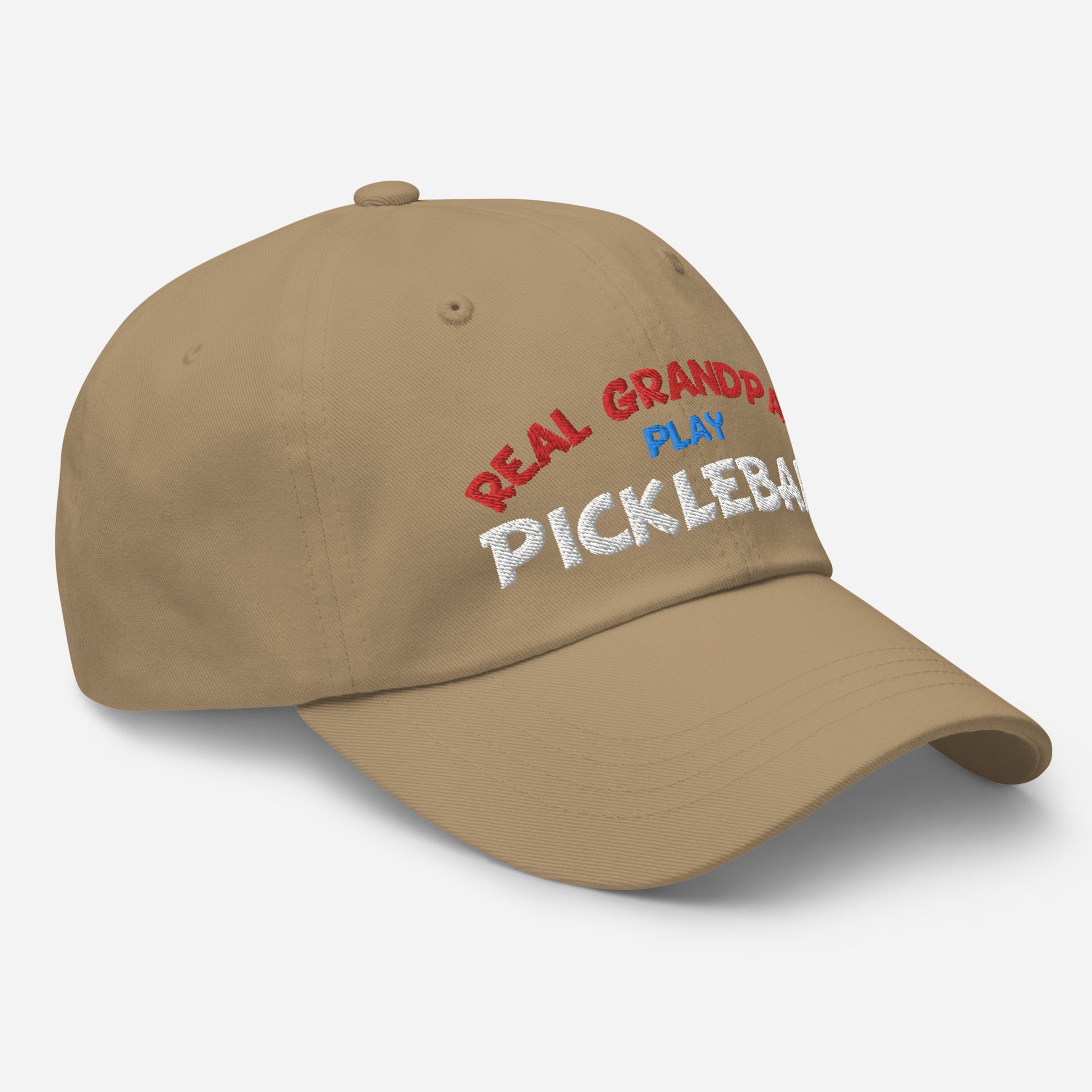 Dad Hat - "REAL Grandpas Play Pickleball" - DocDink.com