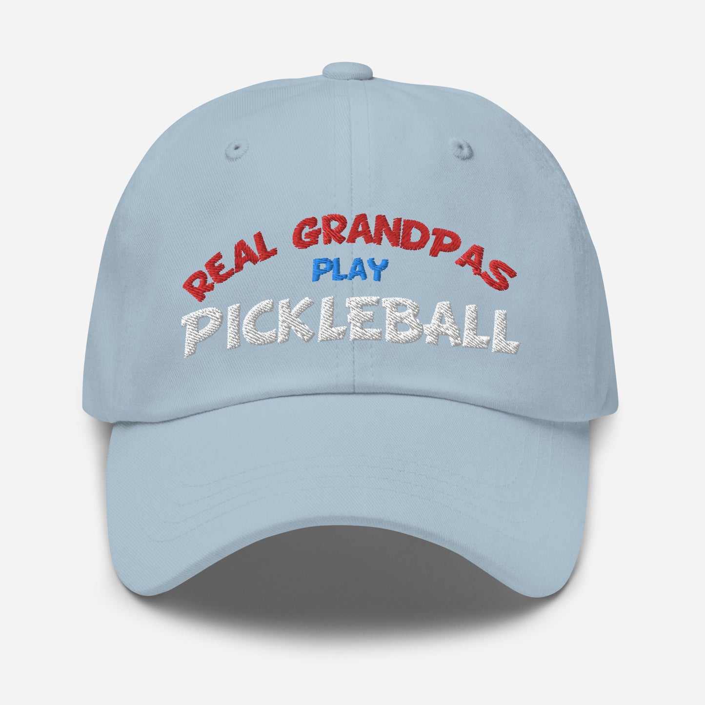 Dad Hat - "REAL Grandpas Play Pickleball" - DocDink.com