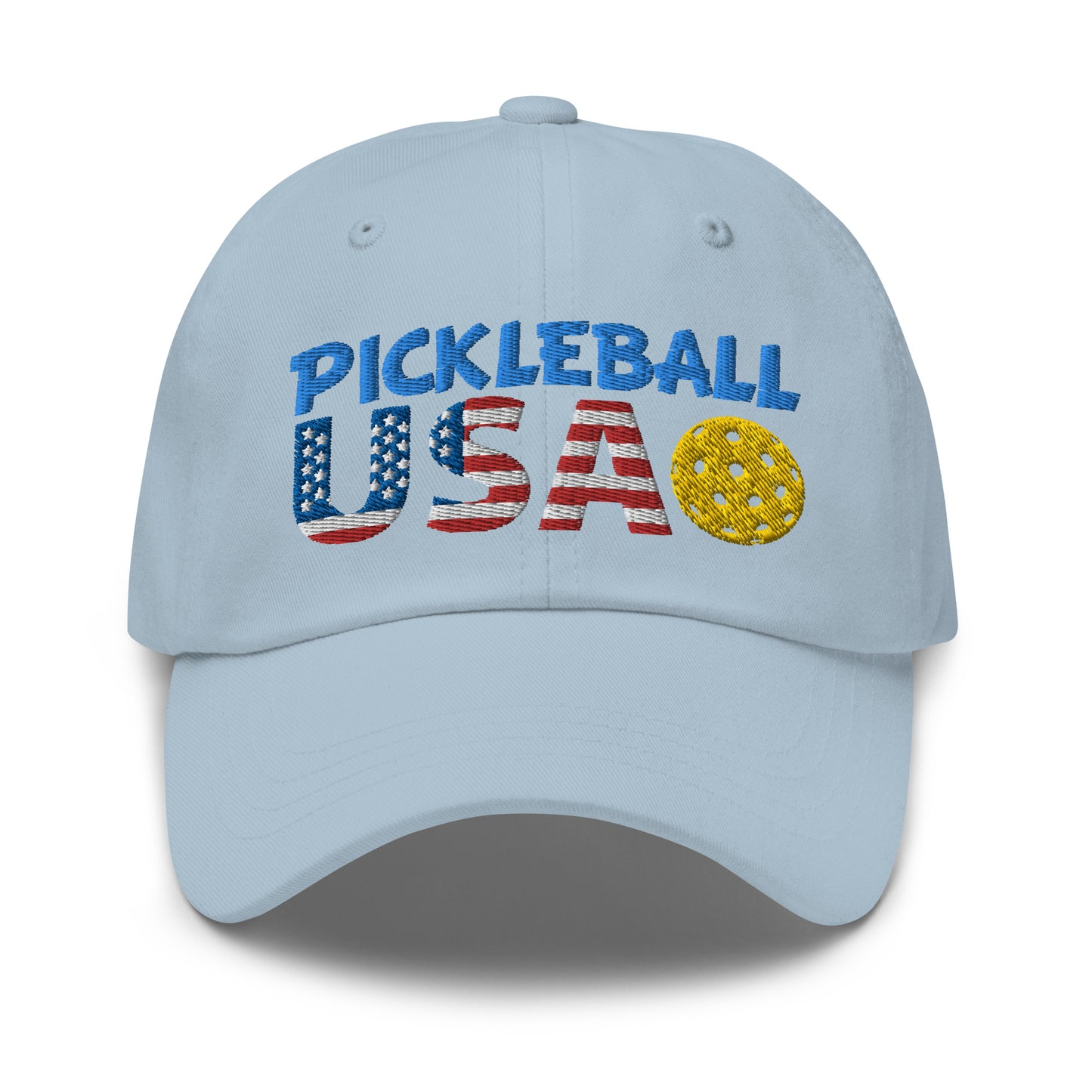 Dad Hat - "Pickleball USA" + ball - DocDink.com