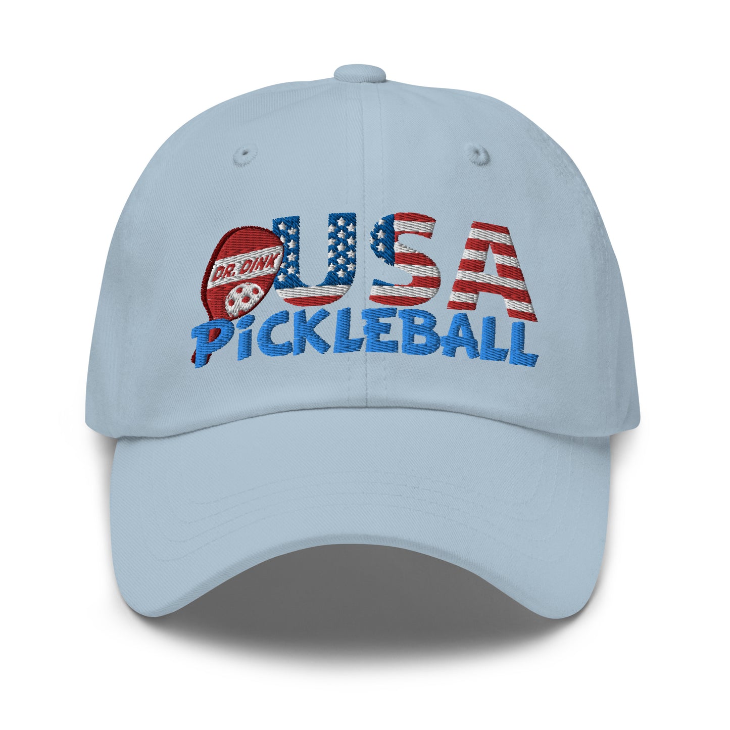 Dad Hat - "Pickleball USA" w/paddle - DocDink.com