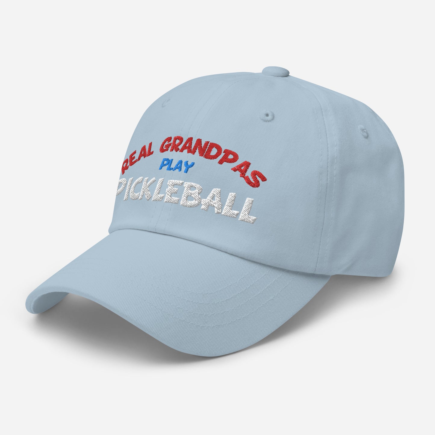 Dad Hat - "REAL Grandpas Play Pickleball" - DocDink.com