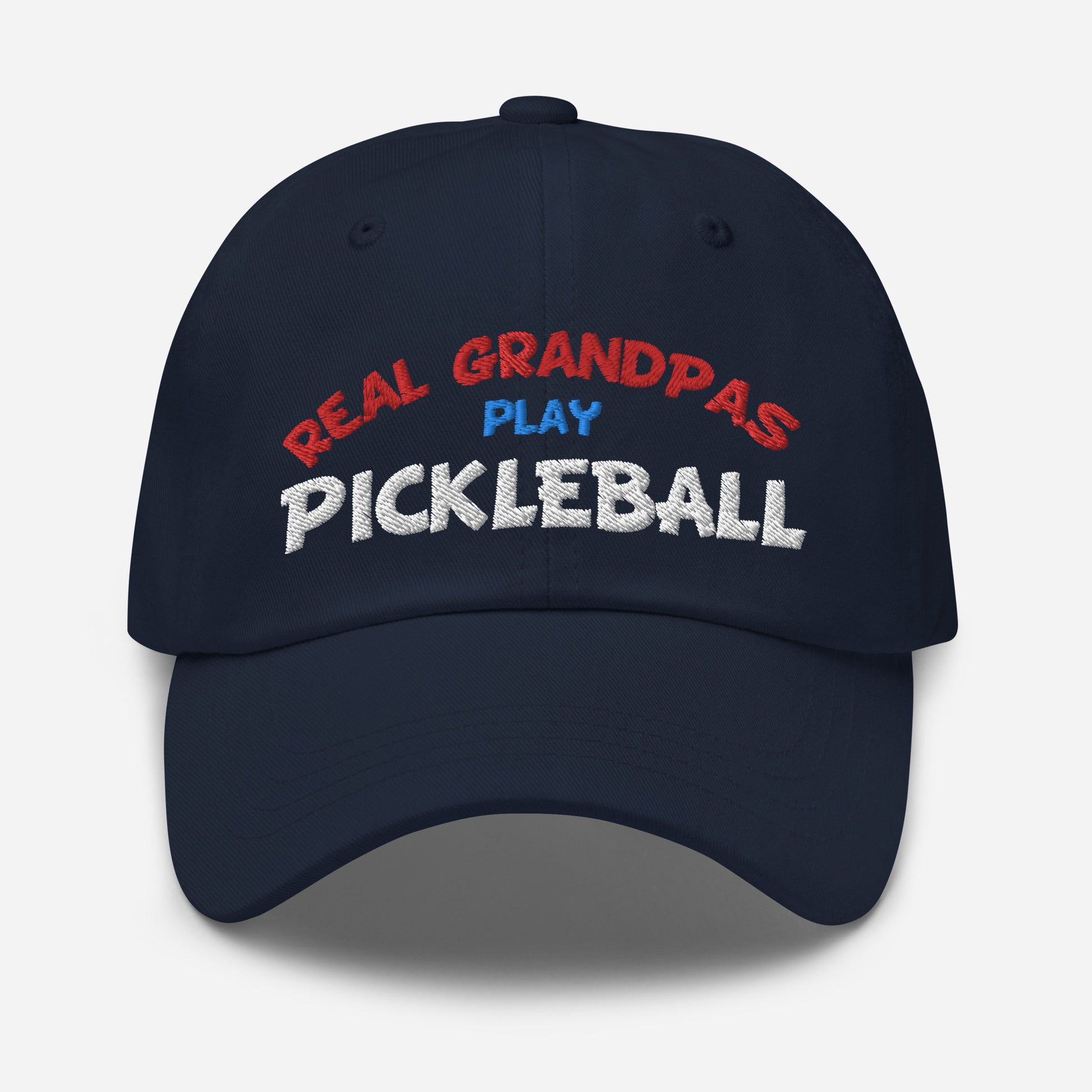 Dad Hat - "REAL Grandpas Play Pickleball" - DocDink.com