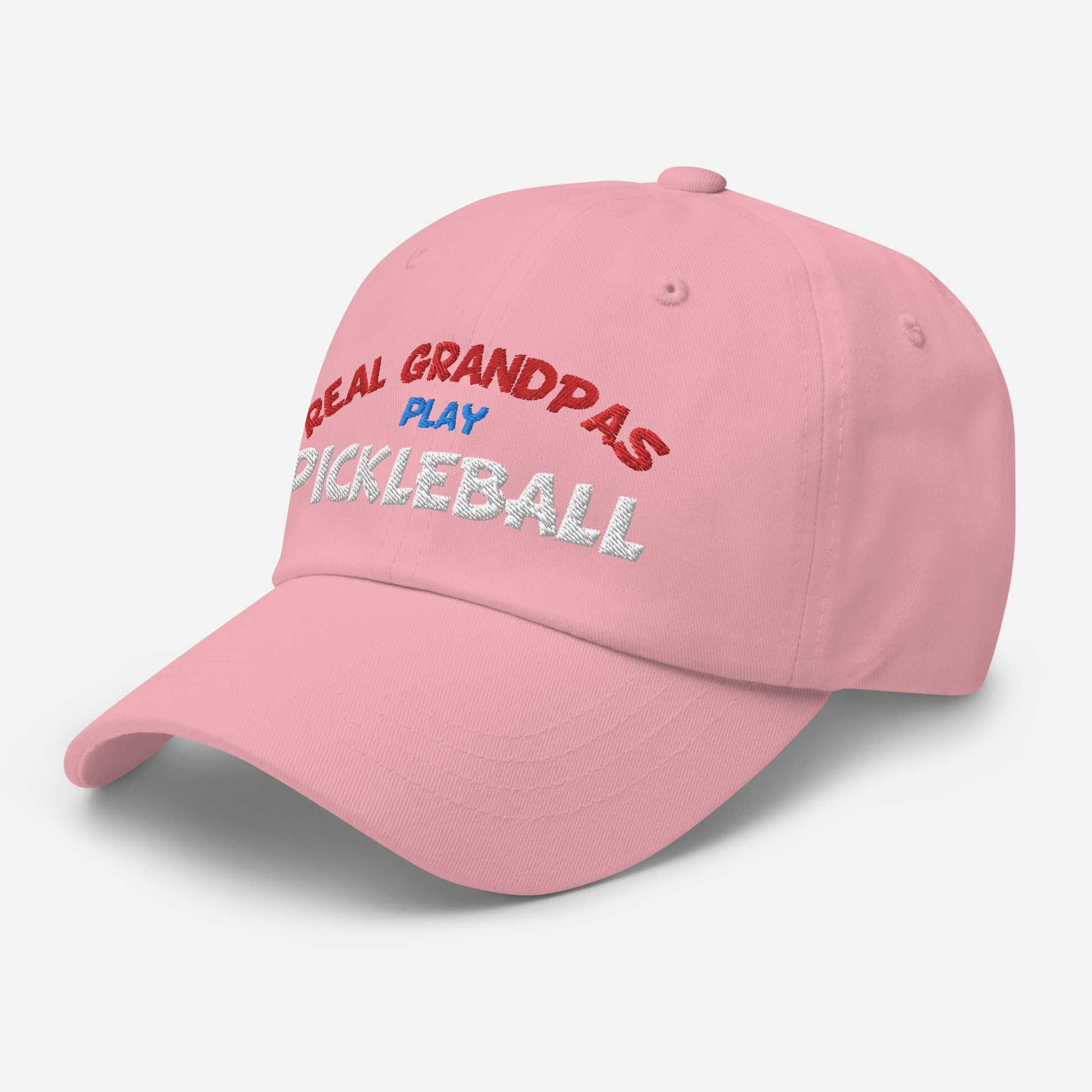 Dad Hat - "REAL Grandpas Play Pickleball" - DocDink.com