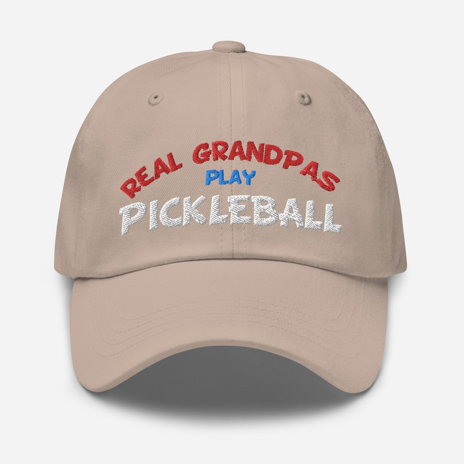 Dad Hat - "REAL Grandpas Play Pickleball" - DocDink.com