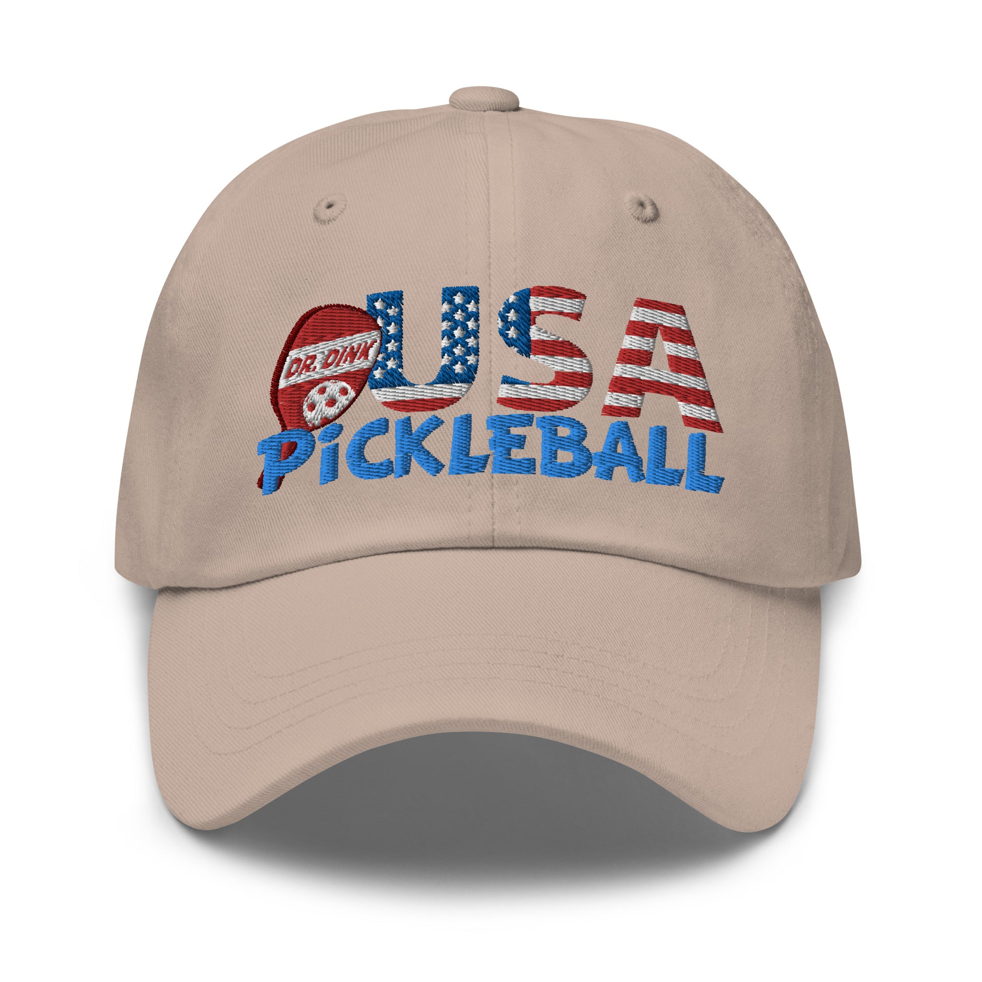 Dad Hat - "Pickleball USA" w/paddle - DocDink.com