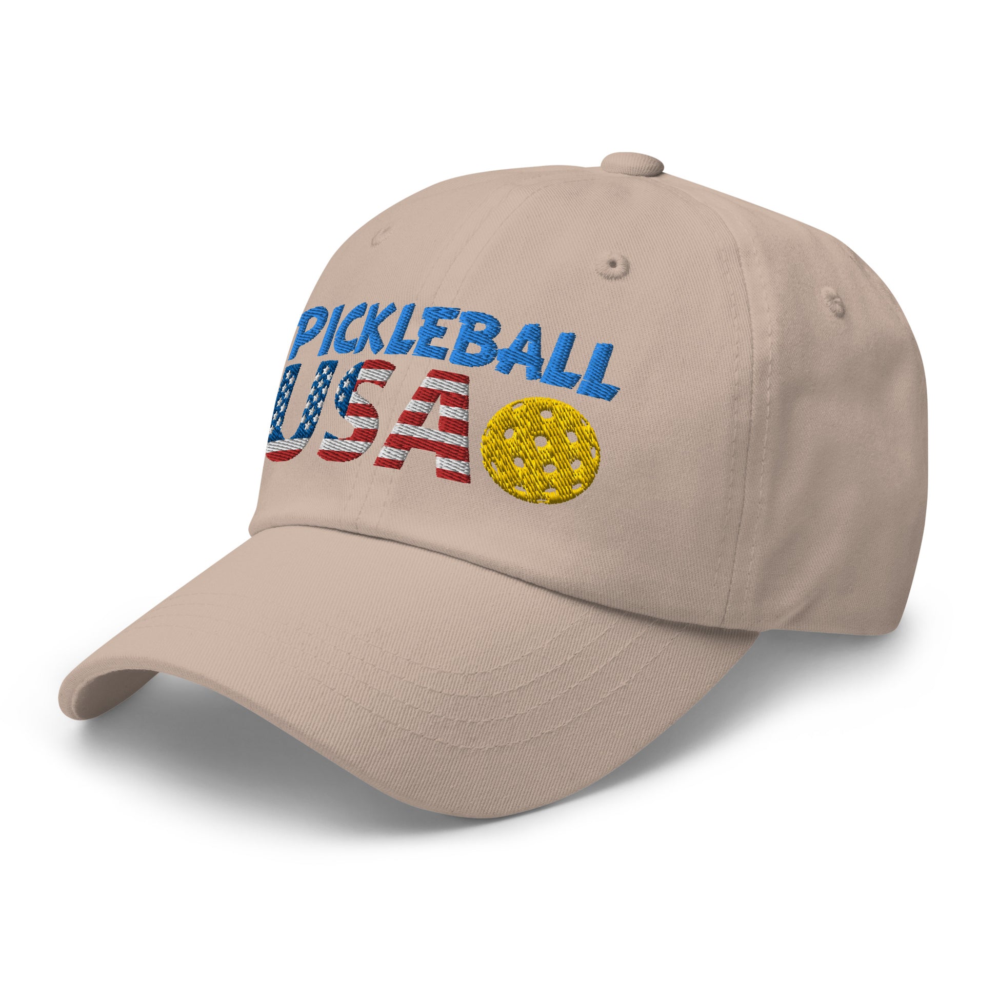 Dad Hat - "Pickleball USA" + ball - DocDink.com