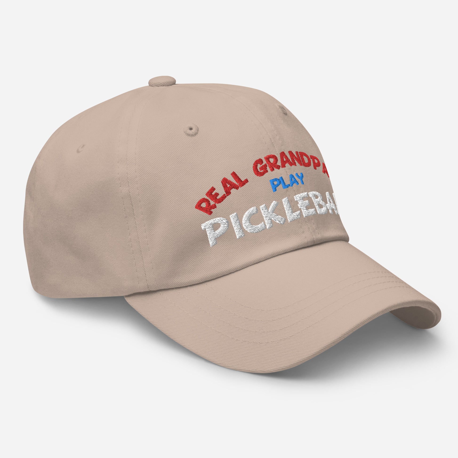 Dad Hat - "REAL Grandpas Play Pickleball" - DocDink.com