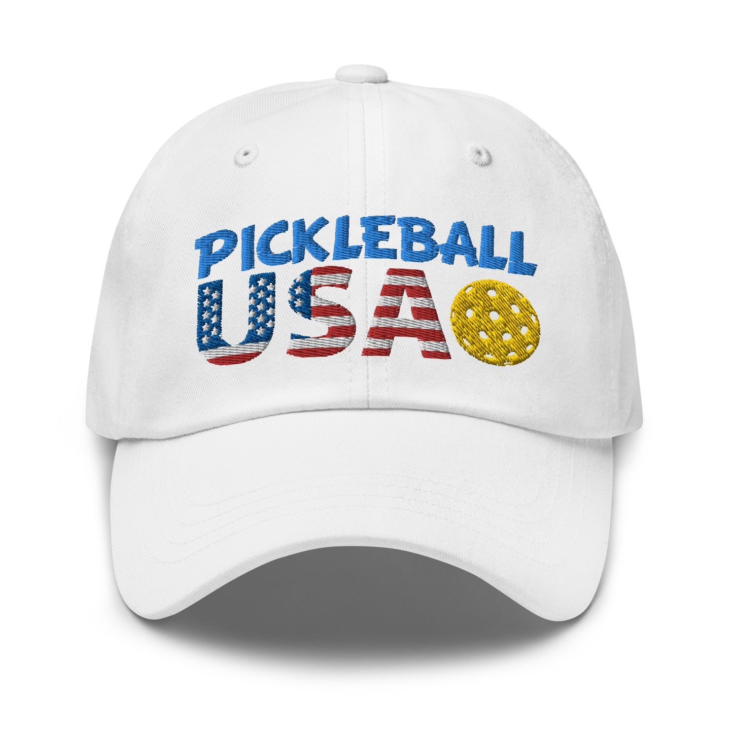 Dad Hat - "Pickleball USA" + ball - DocDink.com