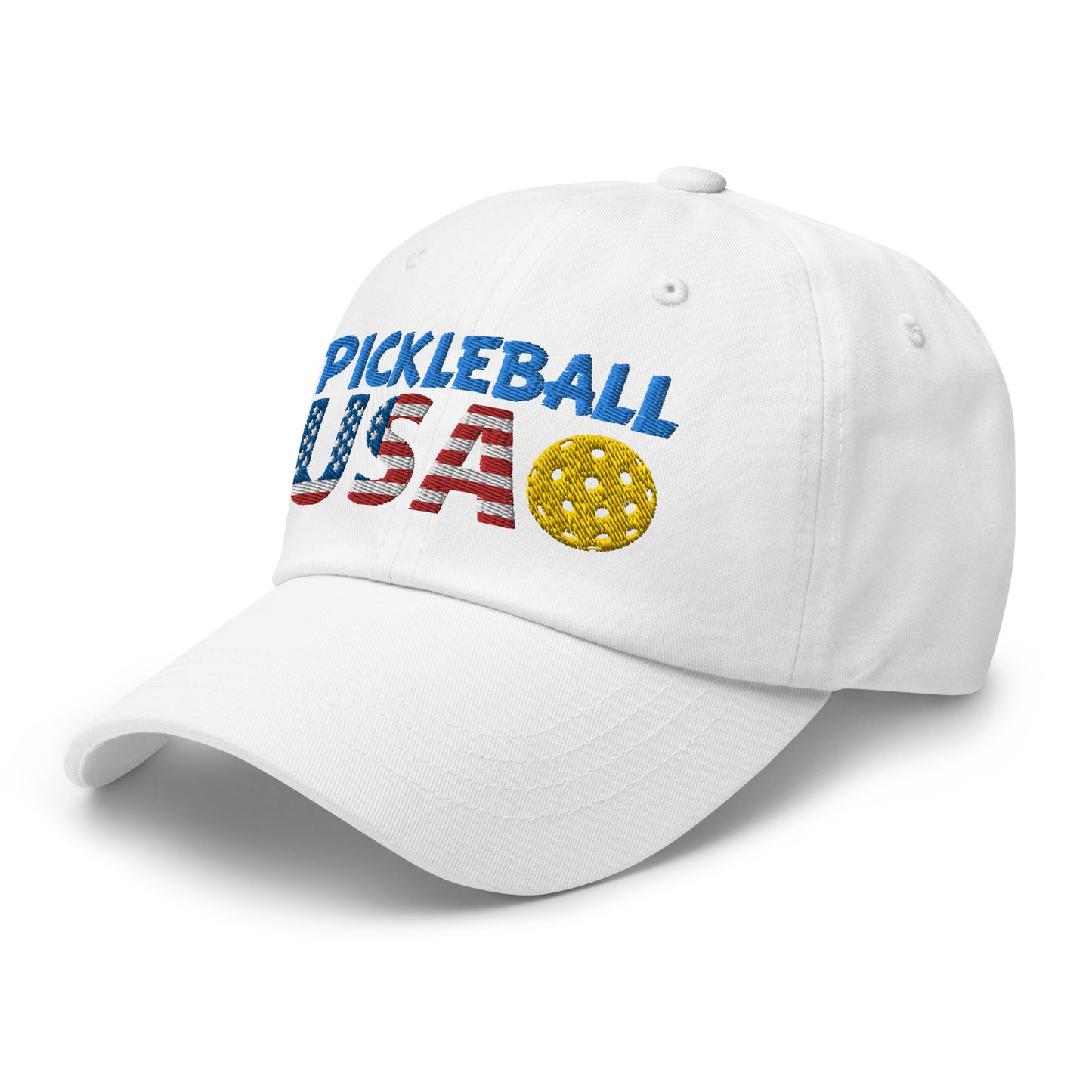 Dad Hat - "Pickleball USA" + ball - DocDink.com