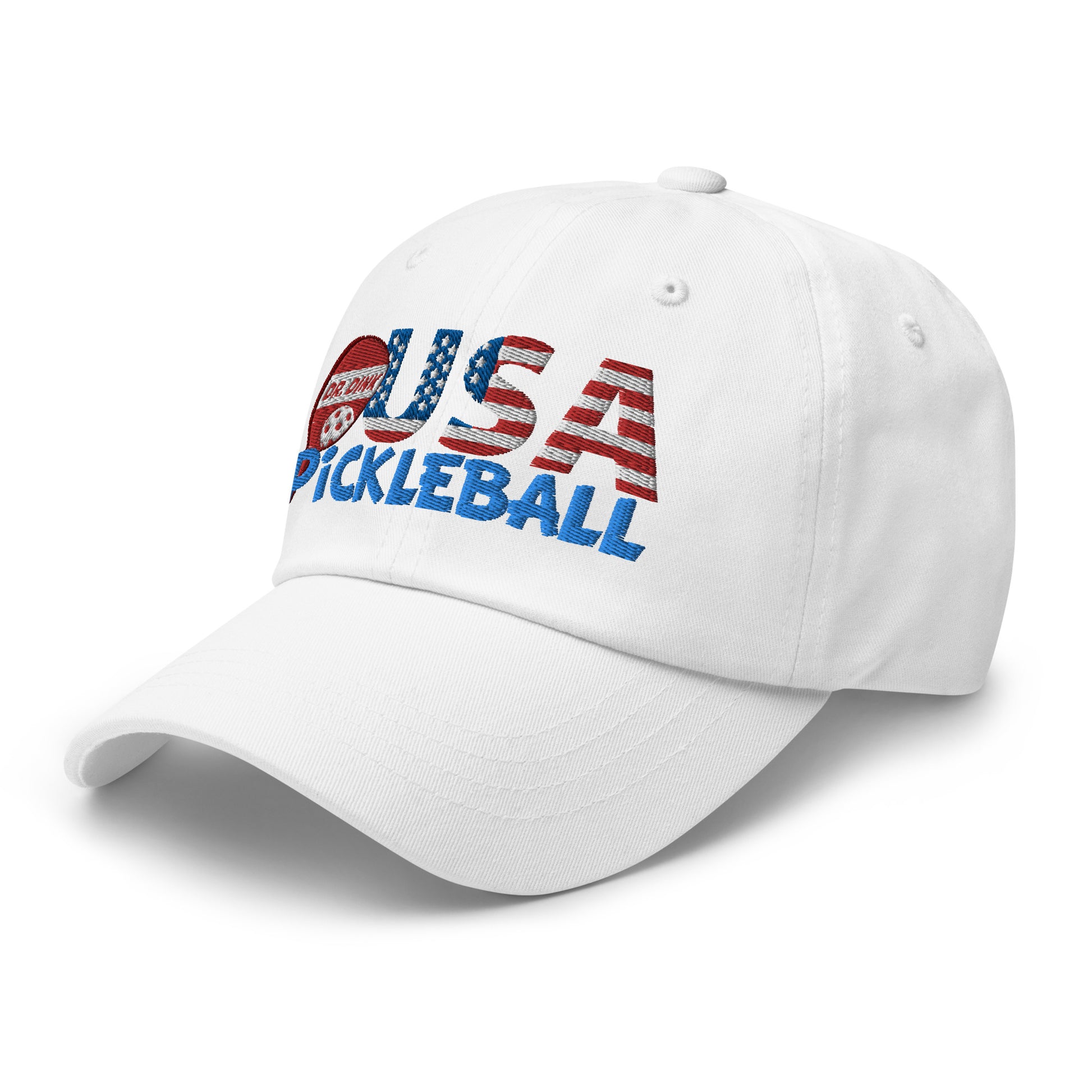 Dad Hat - "Pickleball USA" w/paddle - DocDink.com