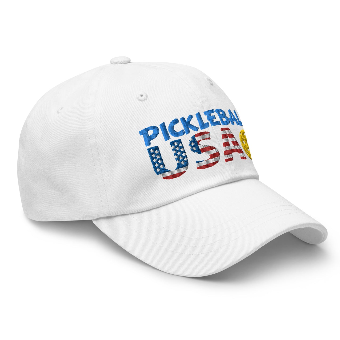 Dad Hat - "Pickleball USA" + ball - DocDink.com