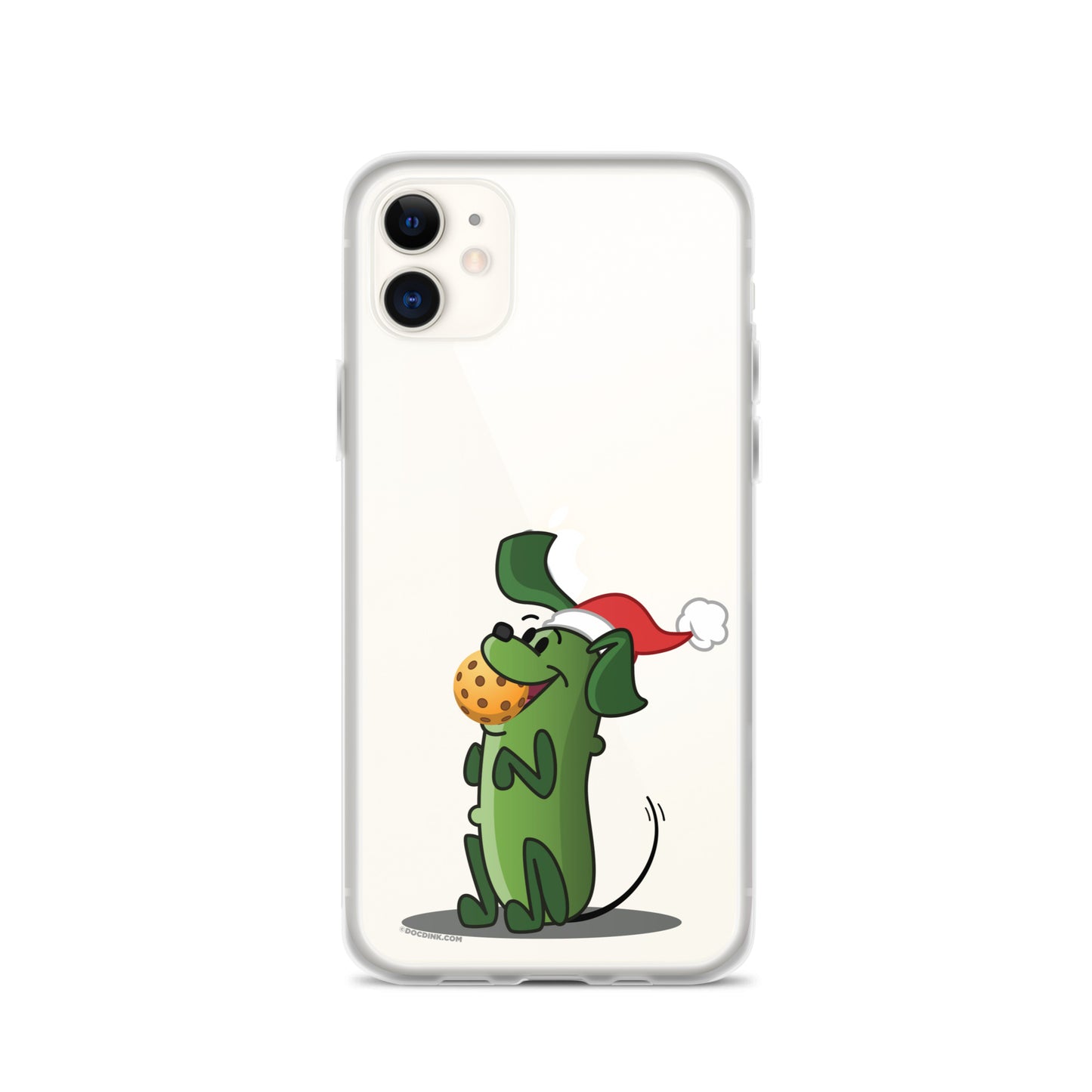 iPhone® Pickleball Case - Pickles "Let's Play Now!" - Christmas - DocDink.com