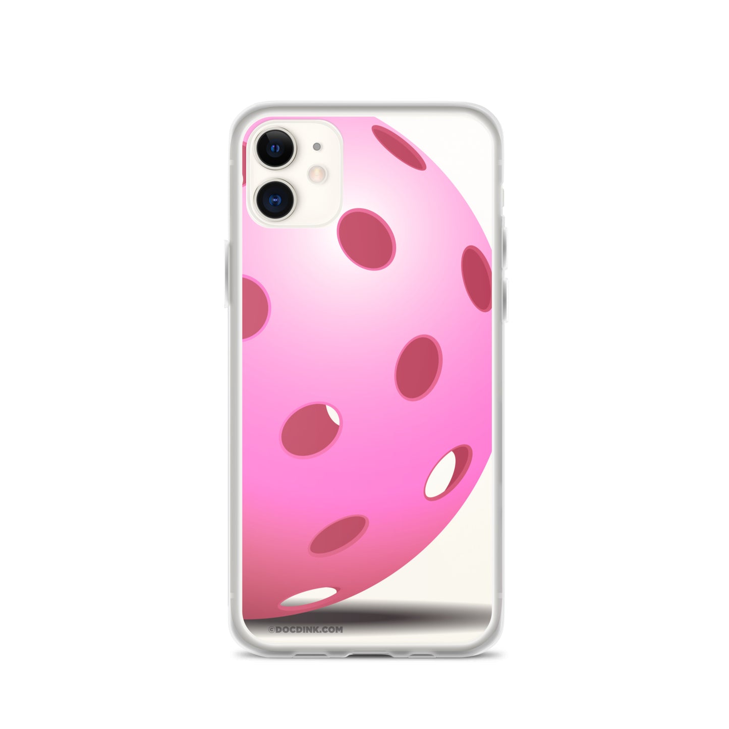 iPhone® Pickleball Case - Big Pink Pickleball - DocDink.com