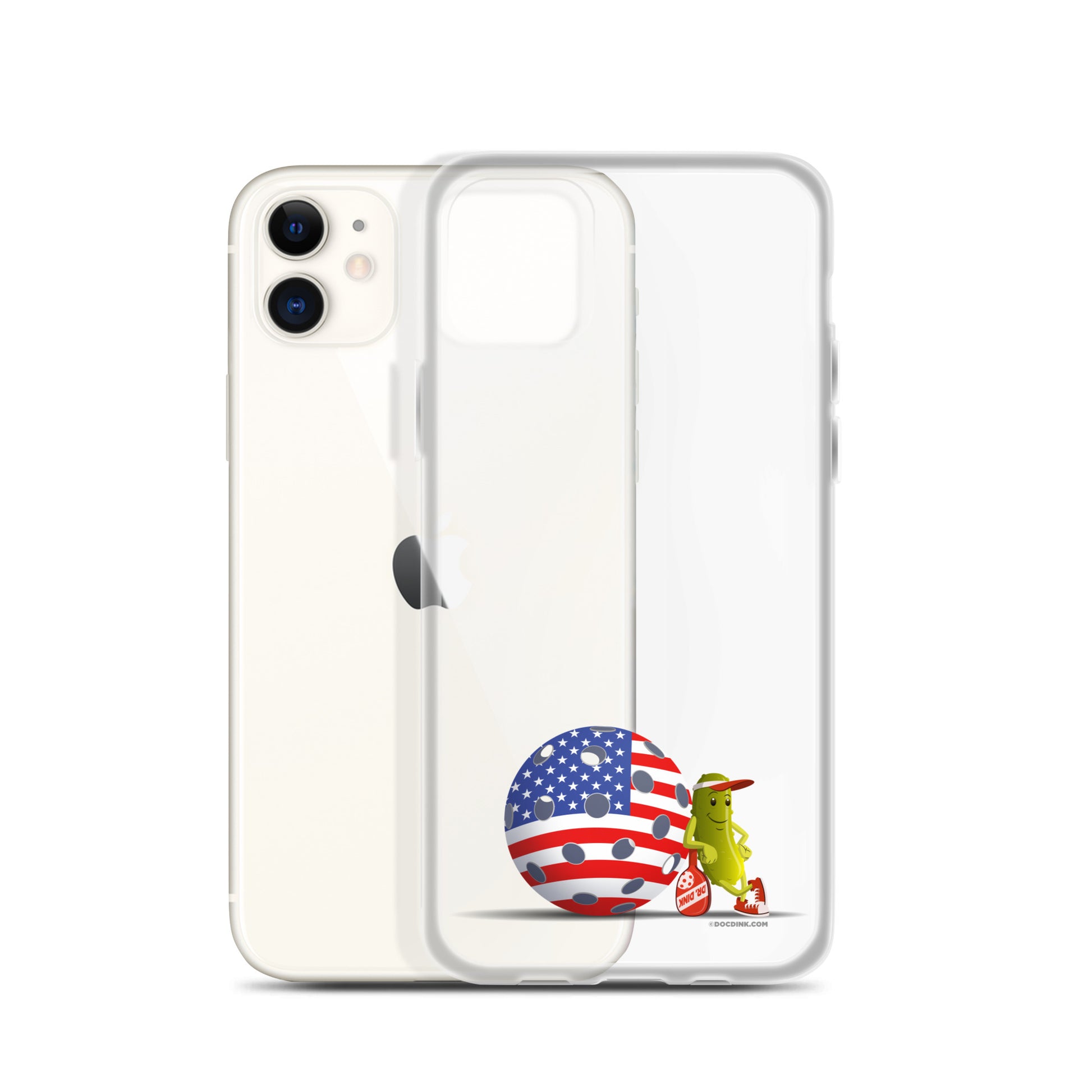 Pickleball iPhone® Case - Resting Pickleball USA - DocDink.com