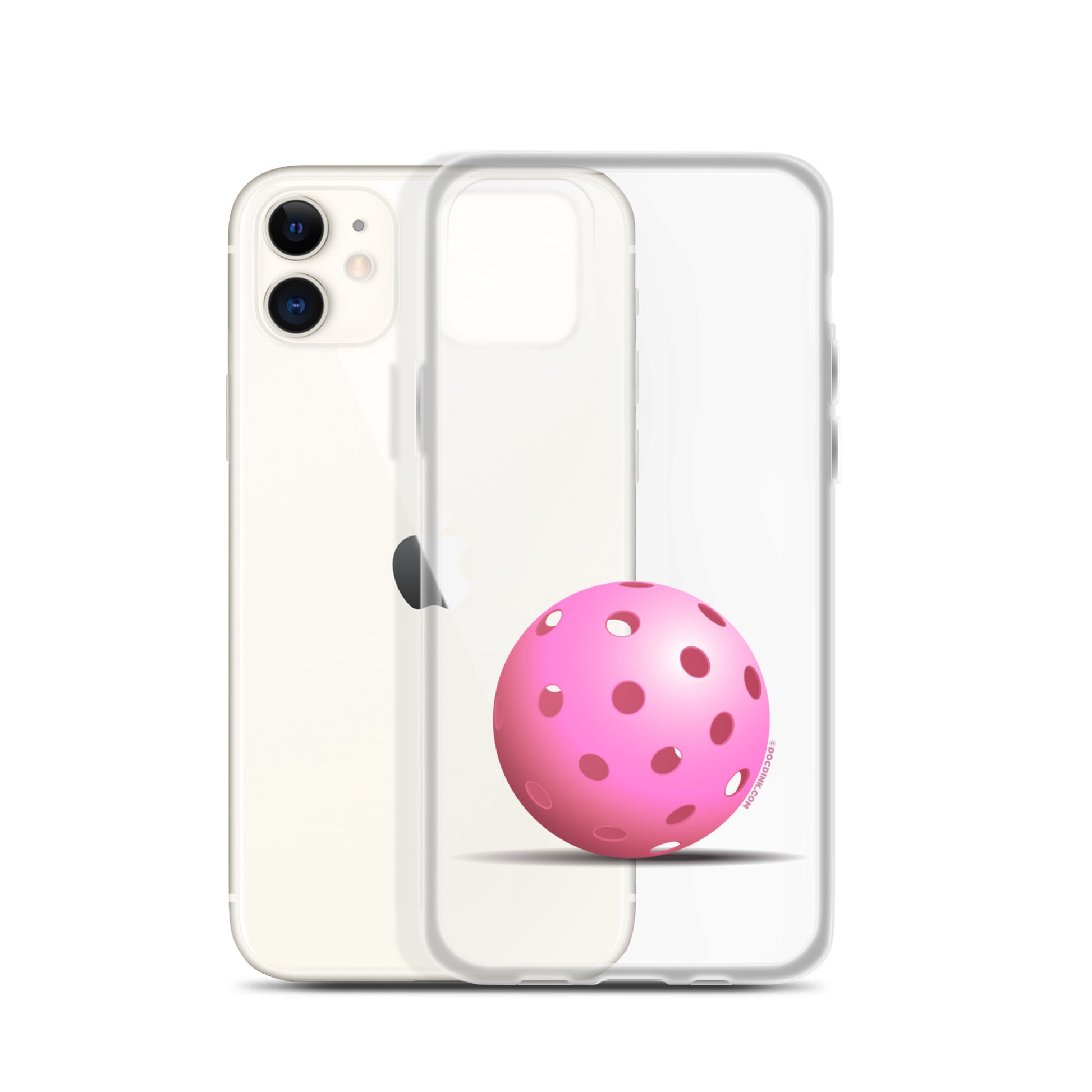 iPhone® Pickleball Case - Pink Pickleball - DocDink.com