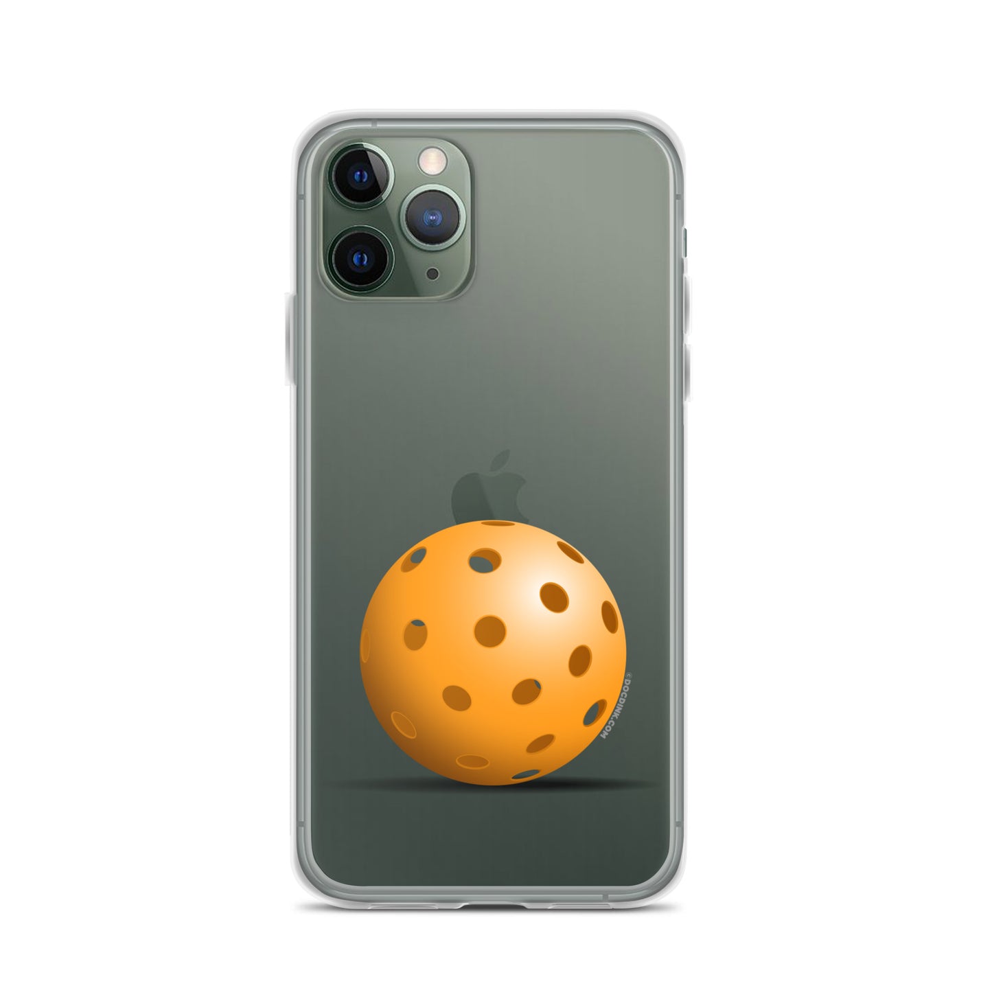 iPhone® Pickleball Case - Orange Pickleball - DocDink.com