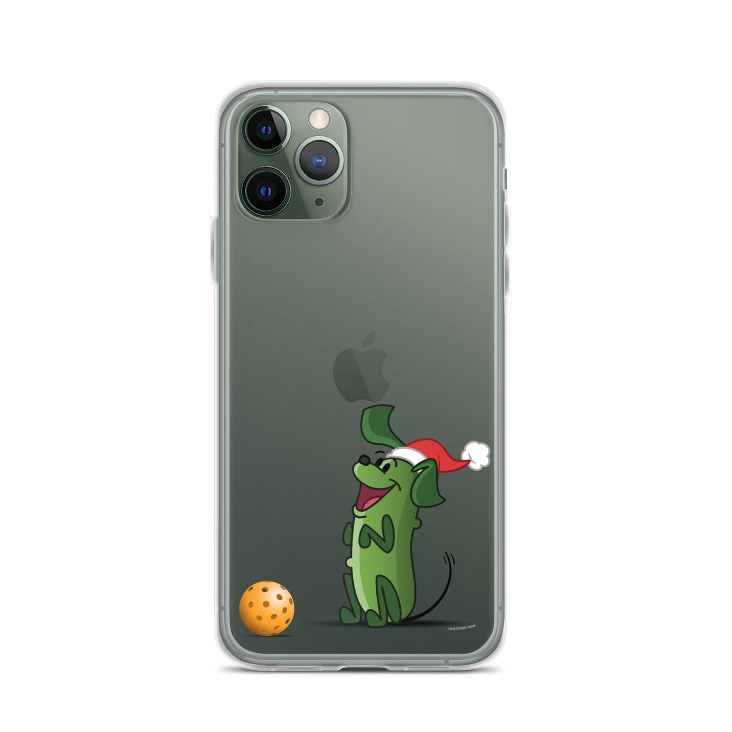 iPhone® Pickleball Case - Pickles "Wanna Play?" - Christmas - DocDink.com