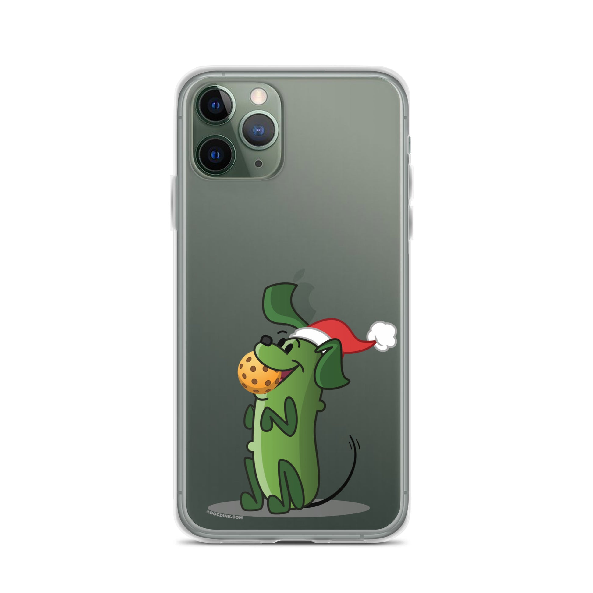 iPhone® Pickleball Case - Pickles "Let's Play Now!" - Christmas - DocDink.com