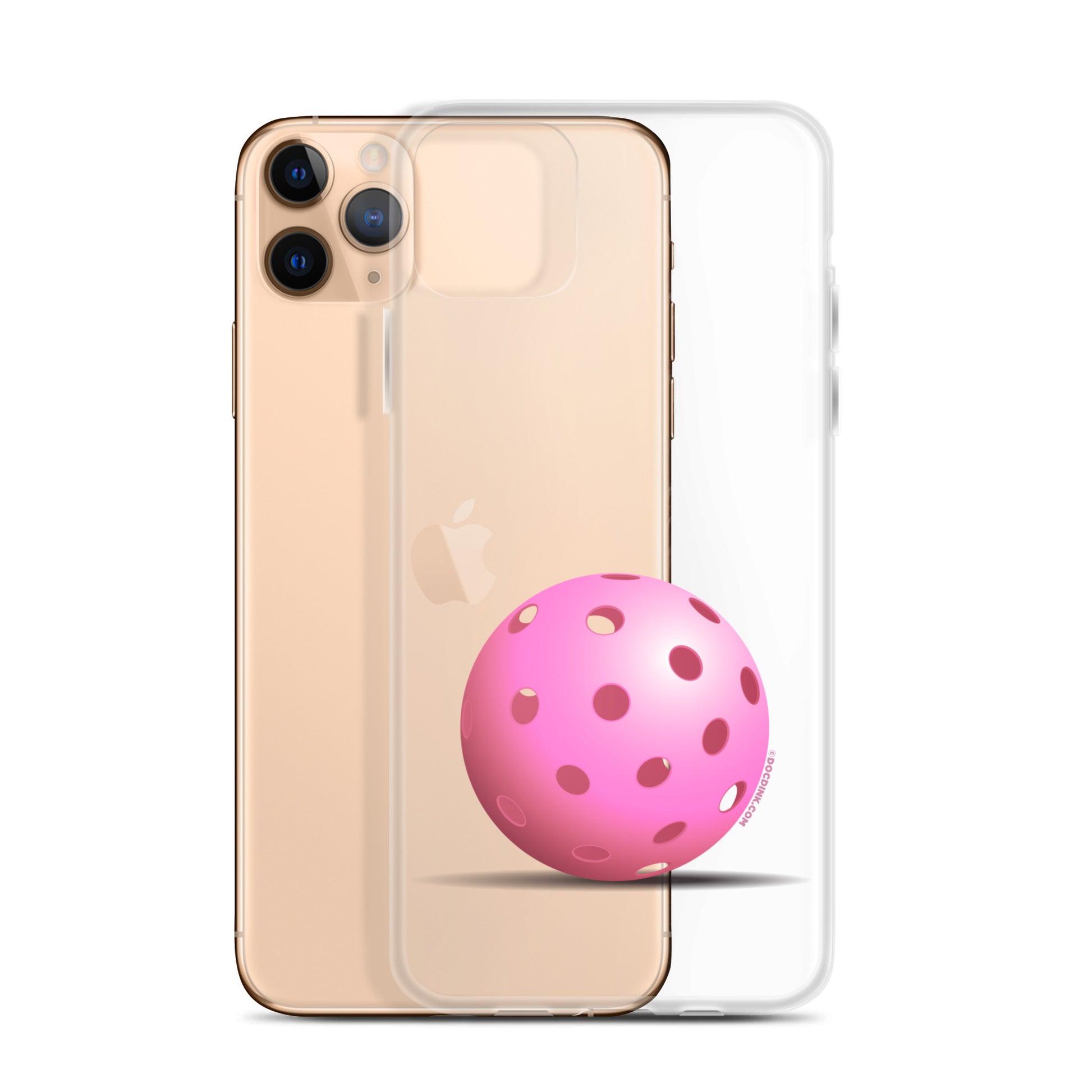 iPhone® Pickleball Case - Pink Pickleball - DocDink.com