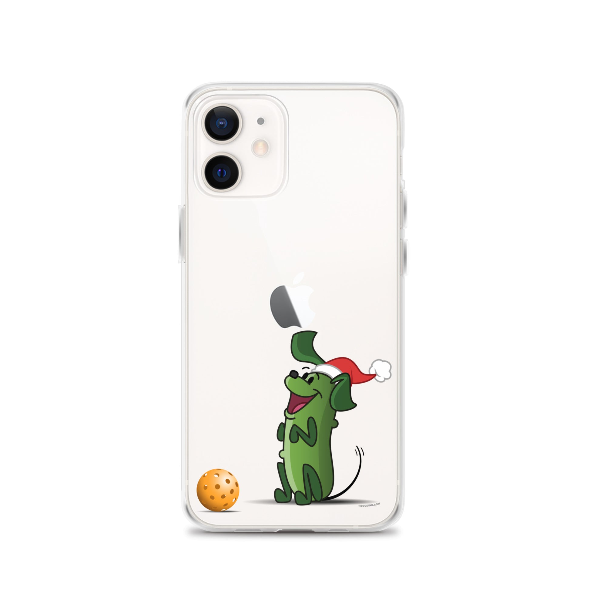 iPhone® Pickleball Case - Pickles "Wanna Play?" - Christmas - DocDink.com