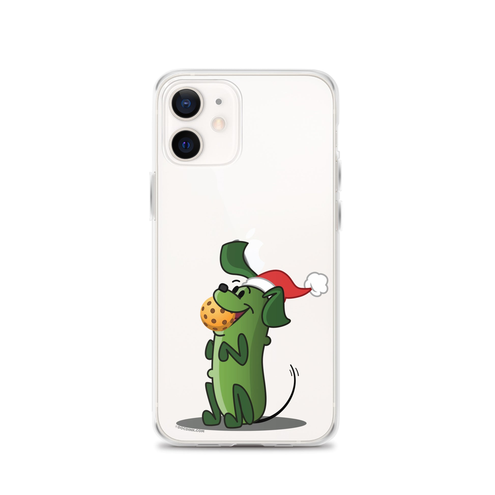 iPhone® Pickleball Case - Pickles "Let's Play Now!" - Christmas - DocDink.com