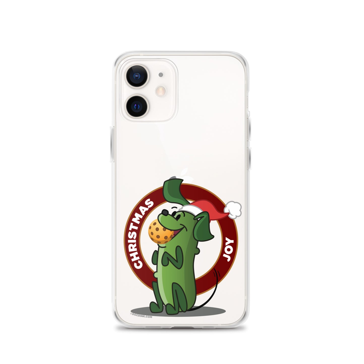 iPhone® Pickleball Case - Pickles "Christmas Joy" - DocDink.com