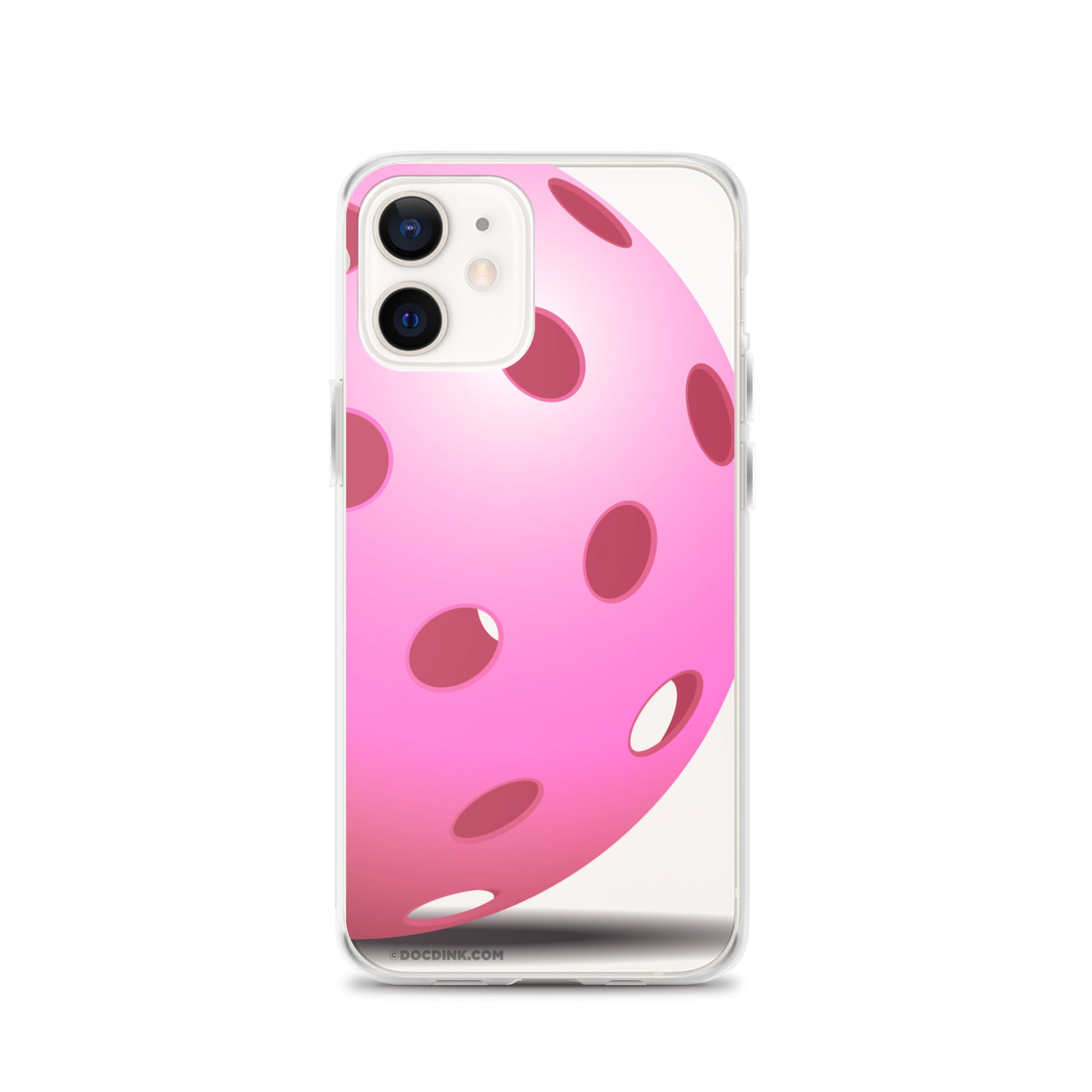 iPhone® Pickleball Case - Big Pink Pickleball - DocDink.com