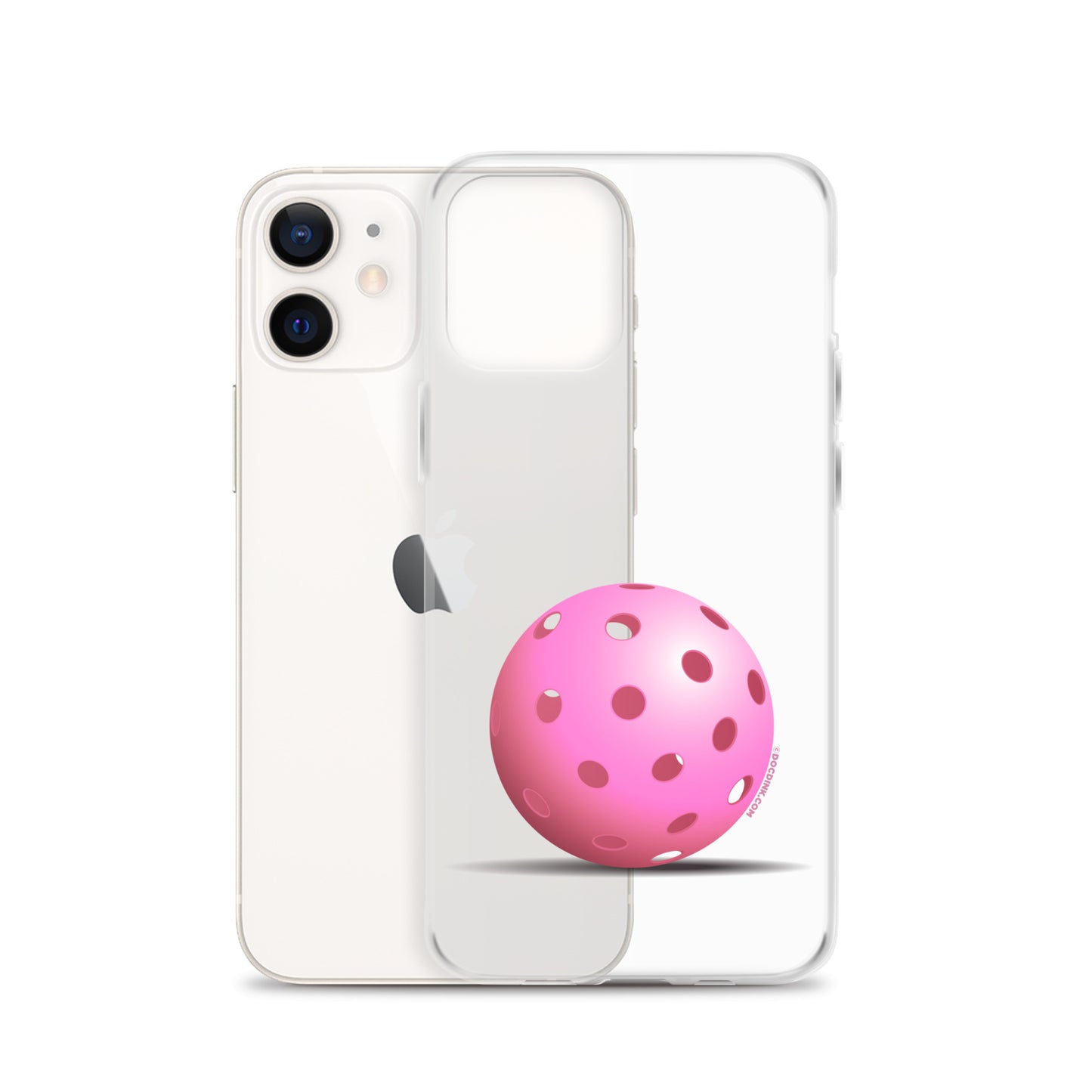 iPhone® Pickleball Case - Pink Pickleball - DocDink.com