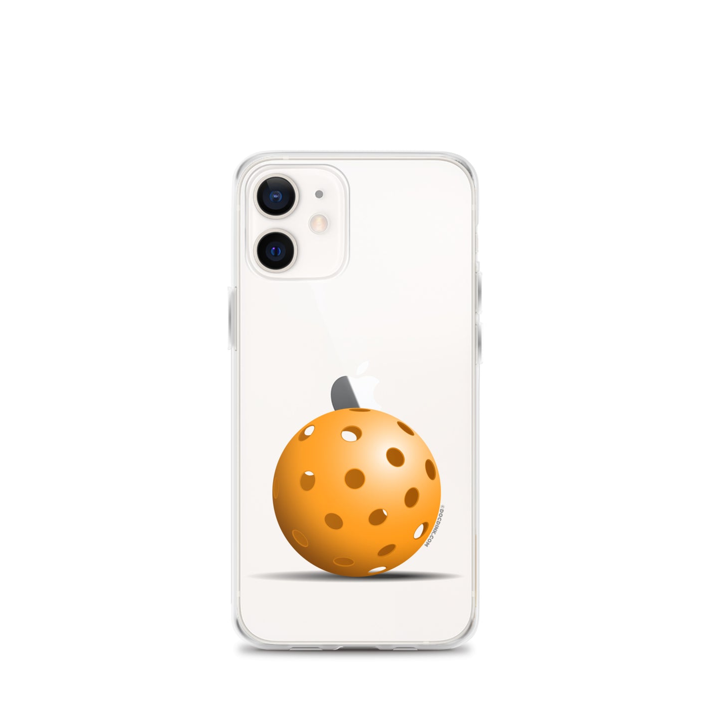 iPhone® Pickleball Case - Orange Pickleball - DocDink.com