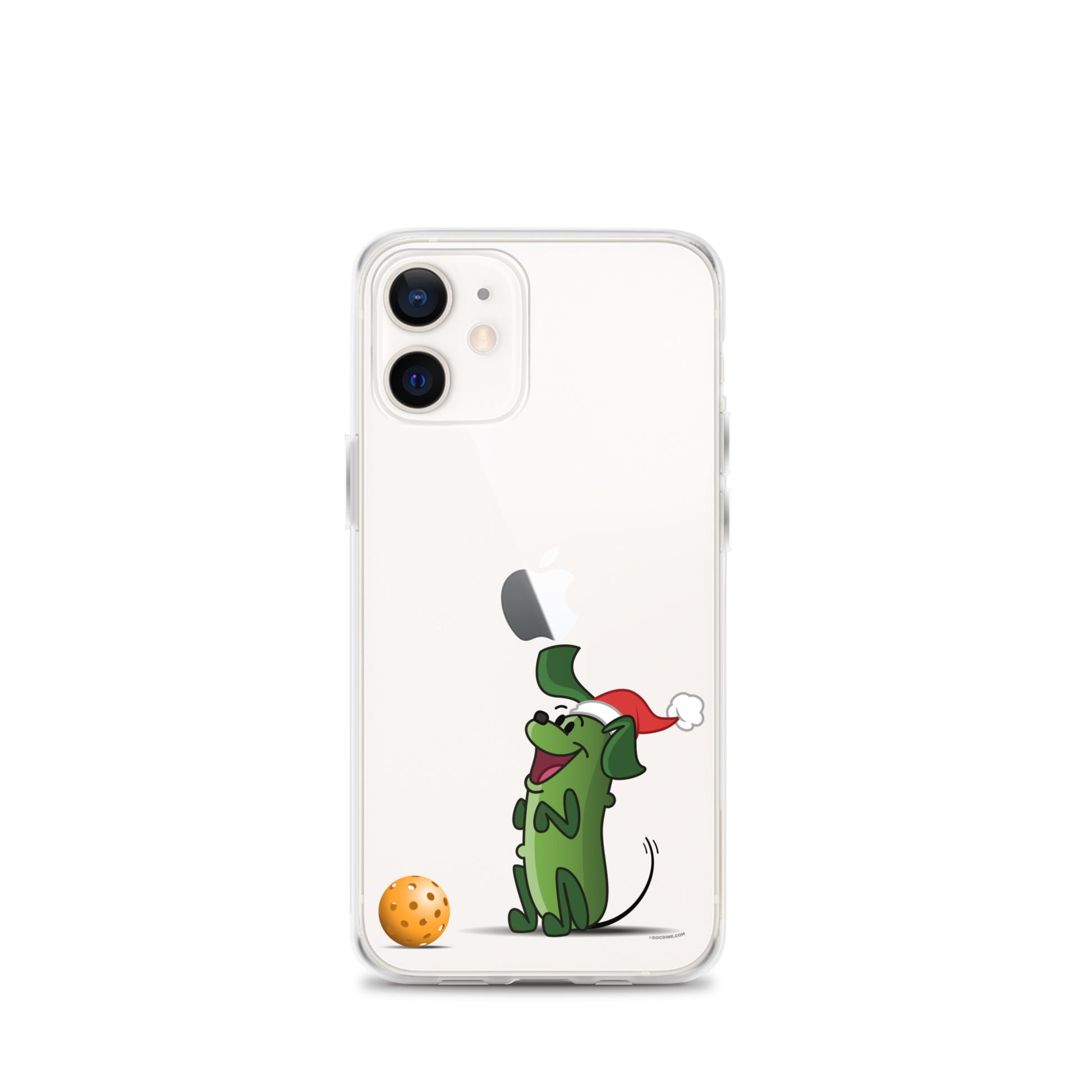 iPhone® Pickleball Case - Pickles "Wanna Play?" - Christmas - DocDink.com